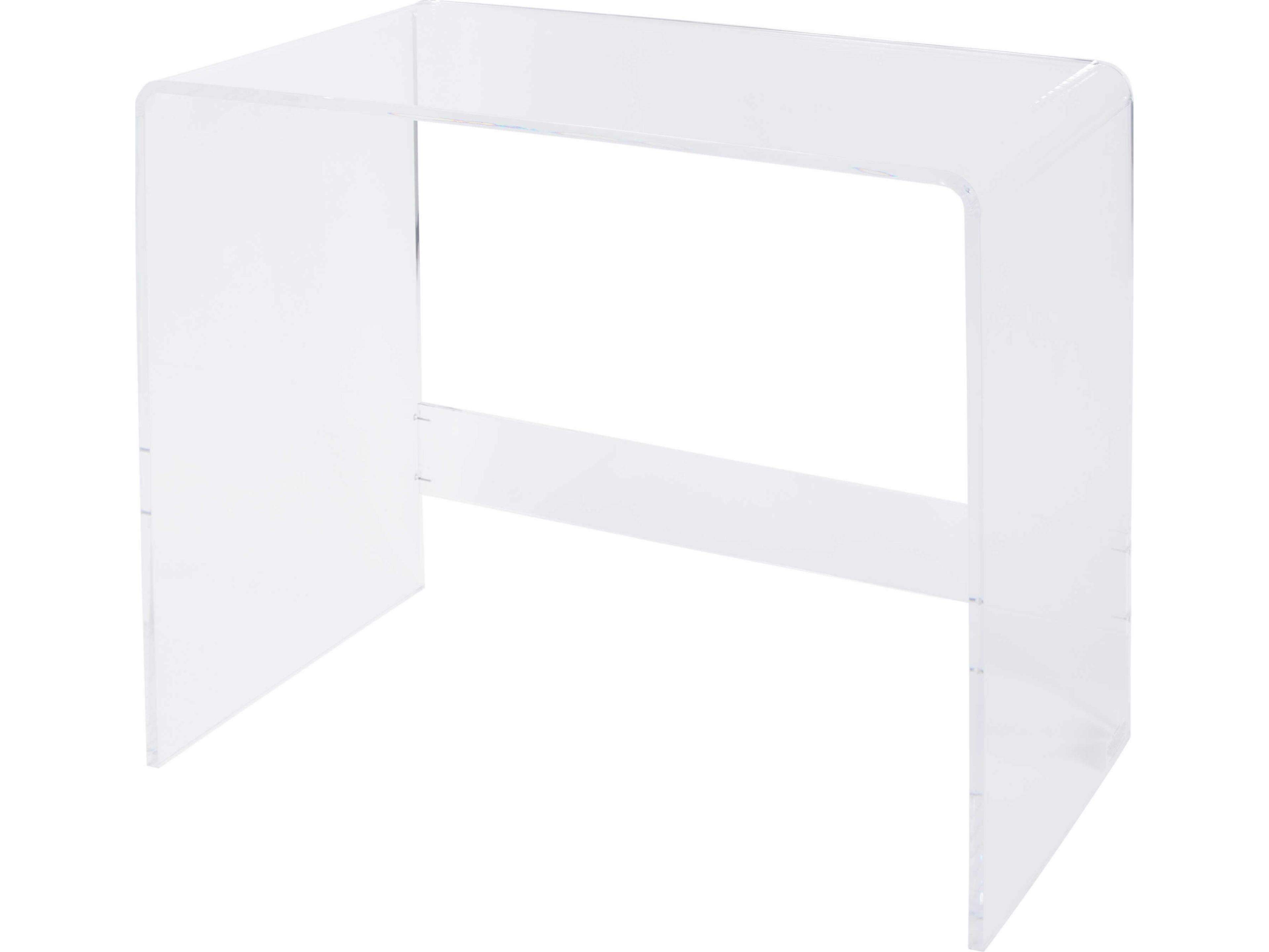 Solara Clear Writing Desk