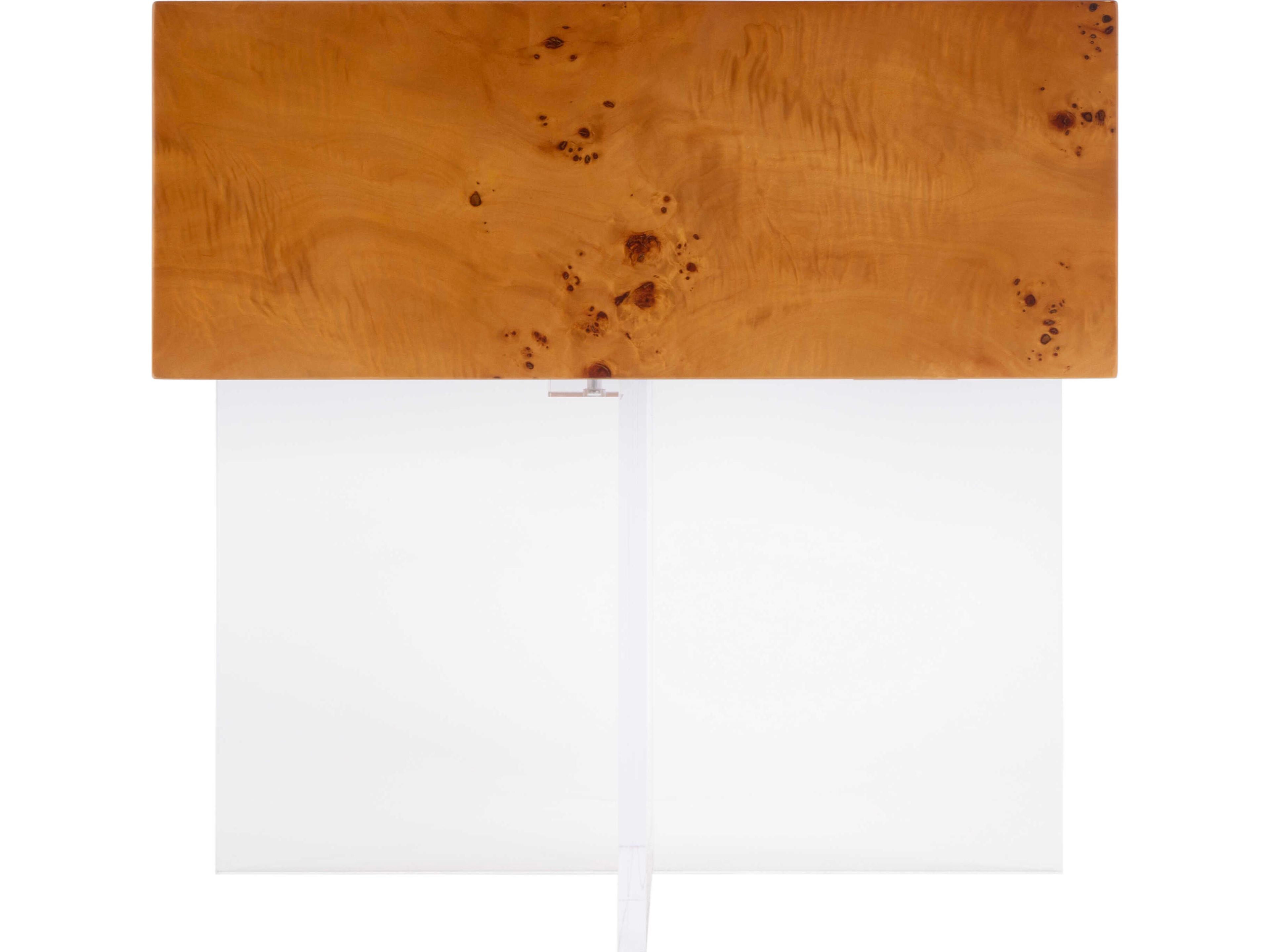 Butler Corsica Square Wood Clear End Table