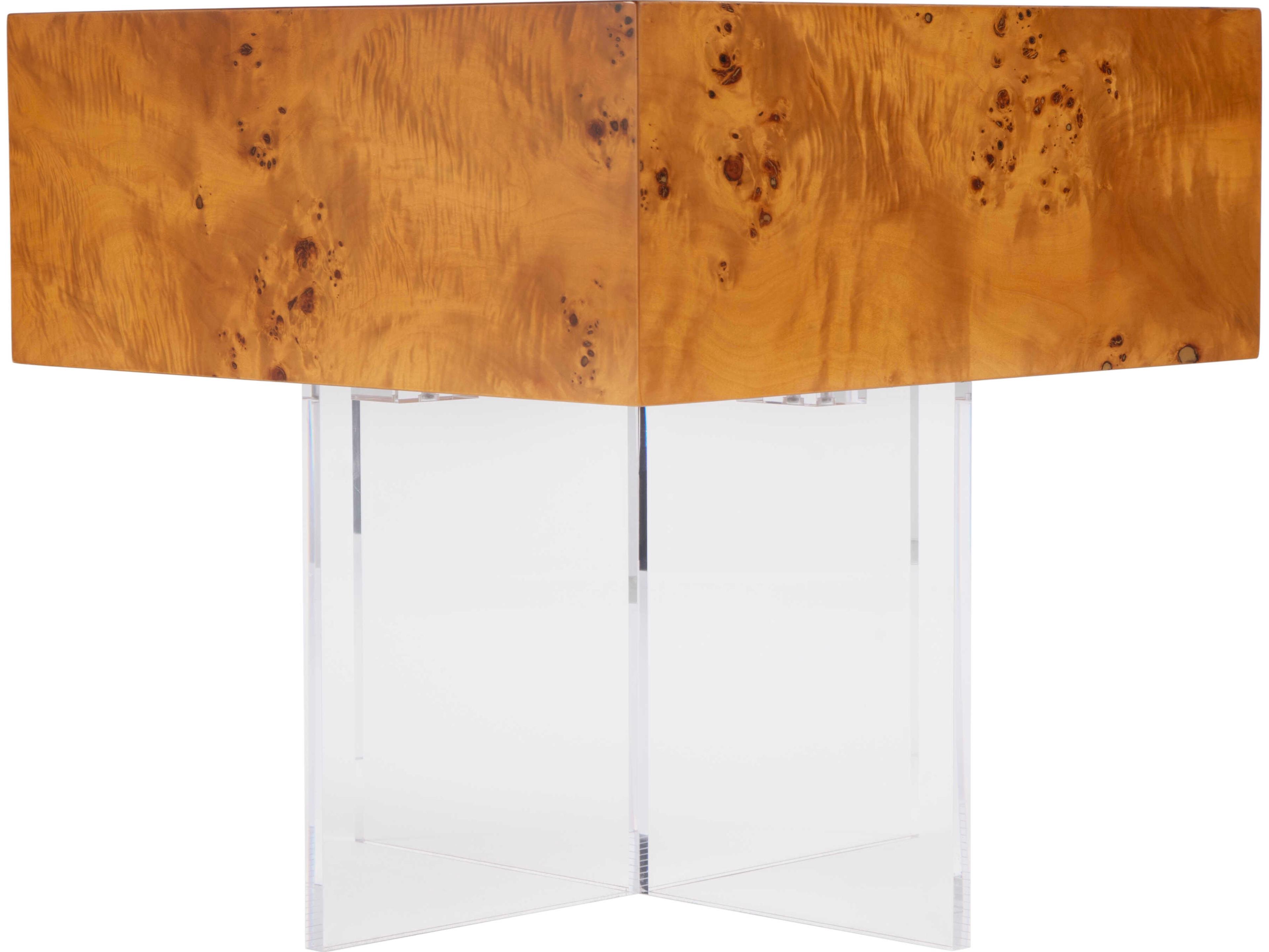 Butler Corsica Square Wood Clear End Table