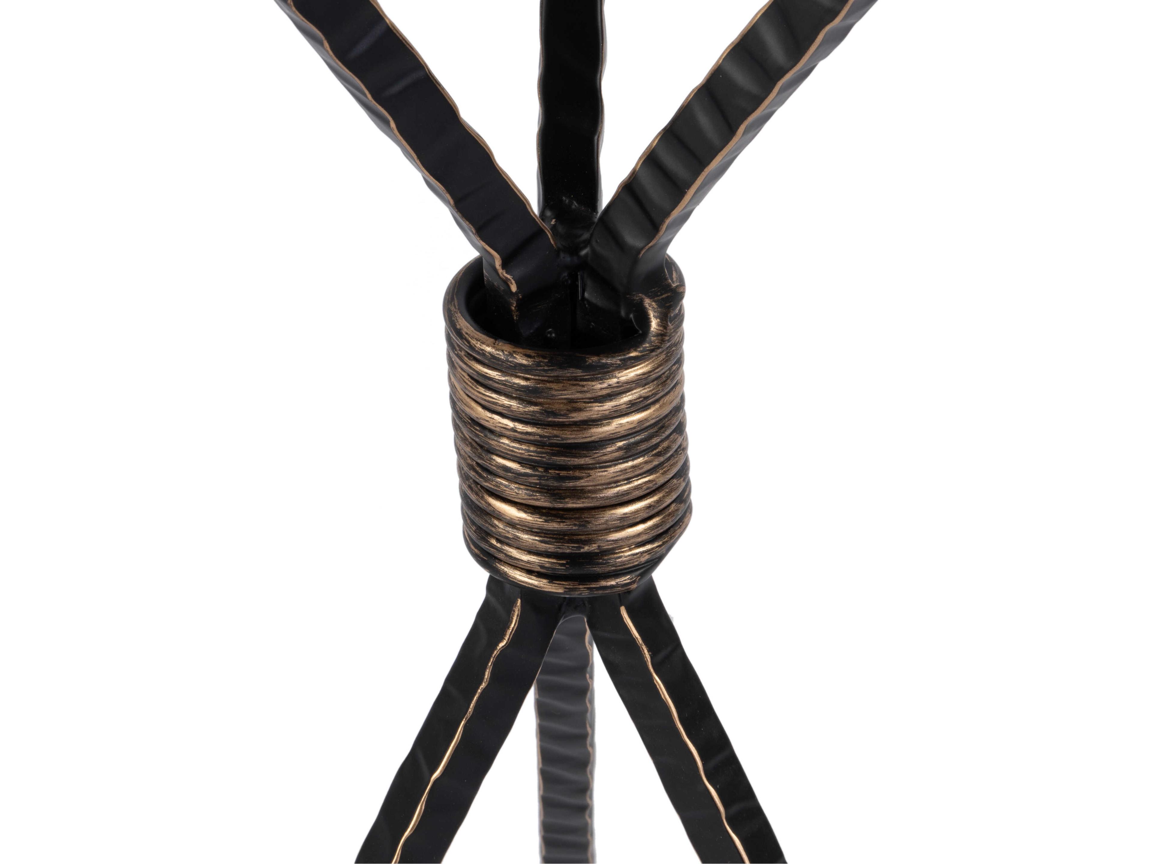 Butler Lucca Round Metal Black End Table