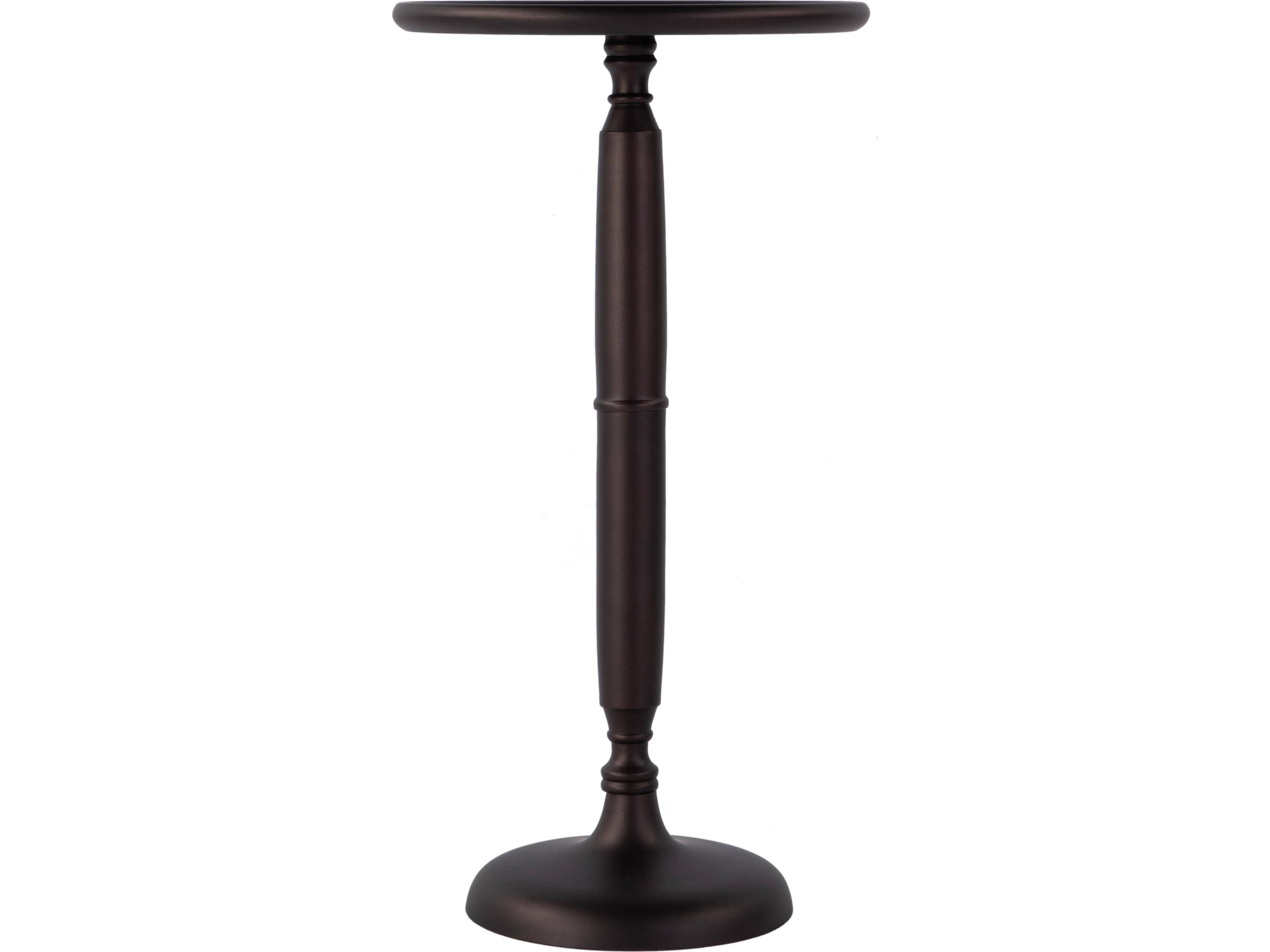 Butler Alexi Round Metal Bronze End Table