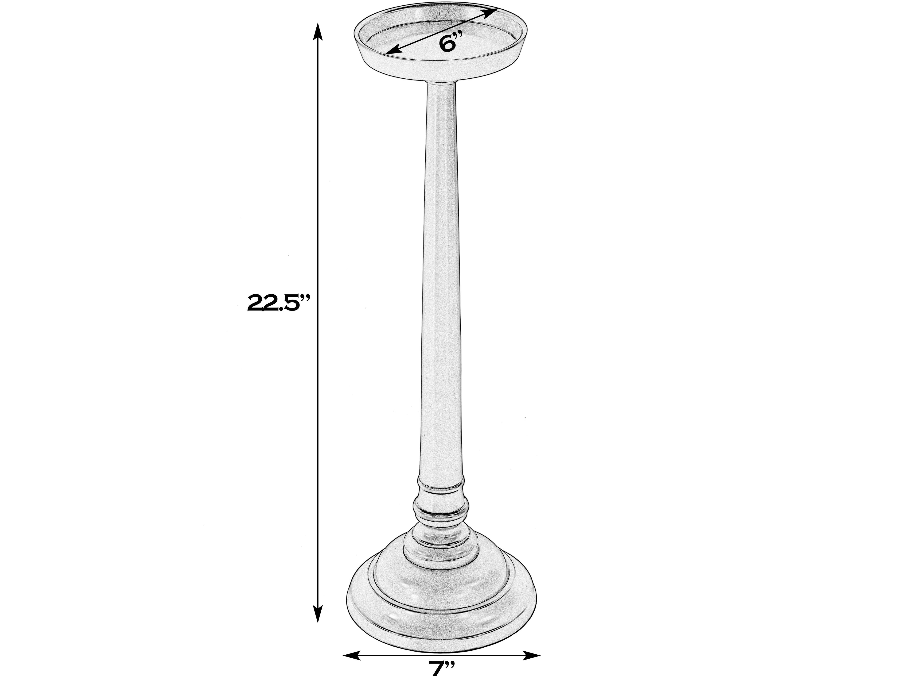 Butler Tilly Round Metal Antique Gold End Table