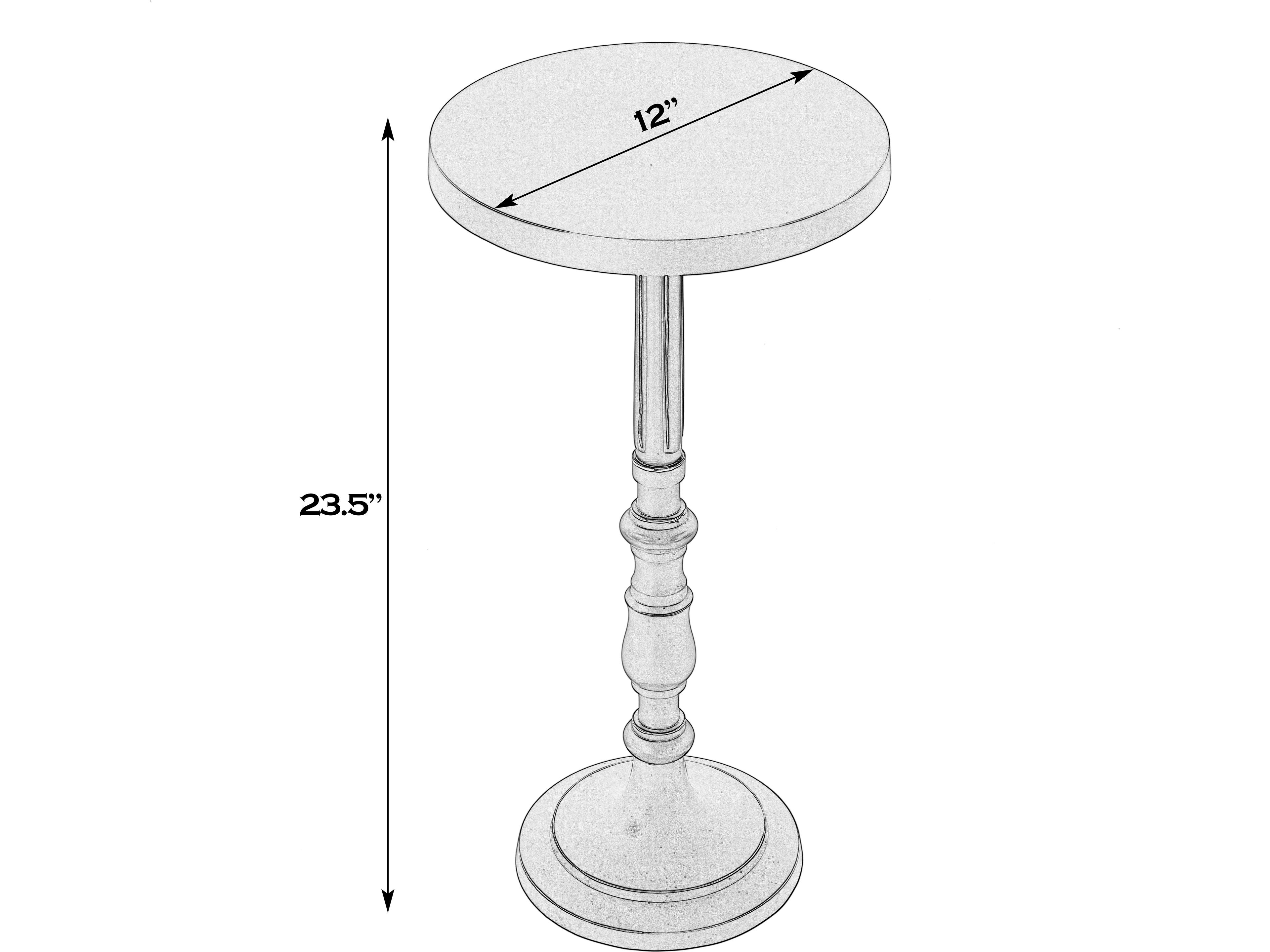 Butler Heidi Round Metal Bronze End Table