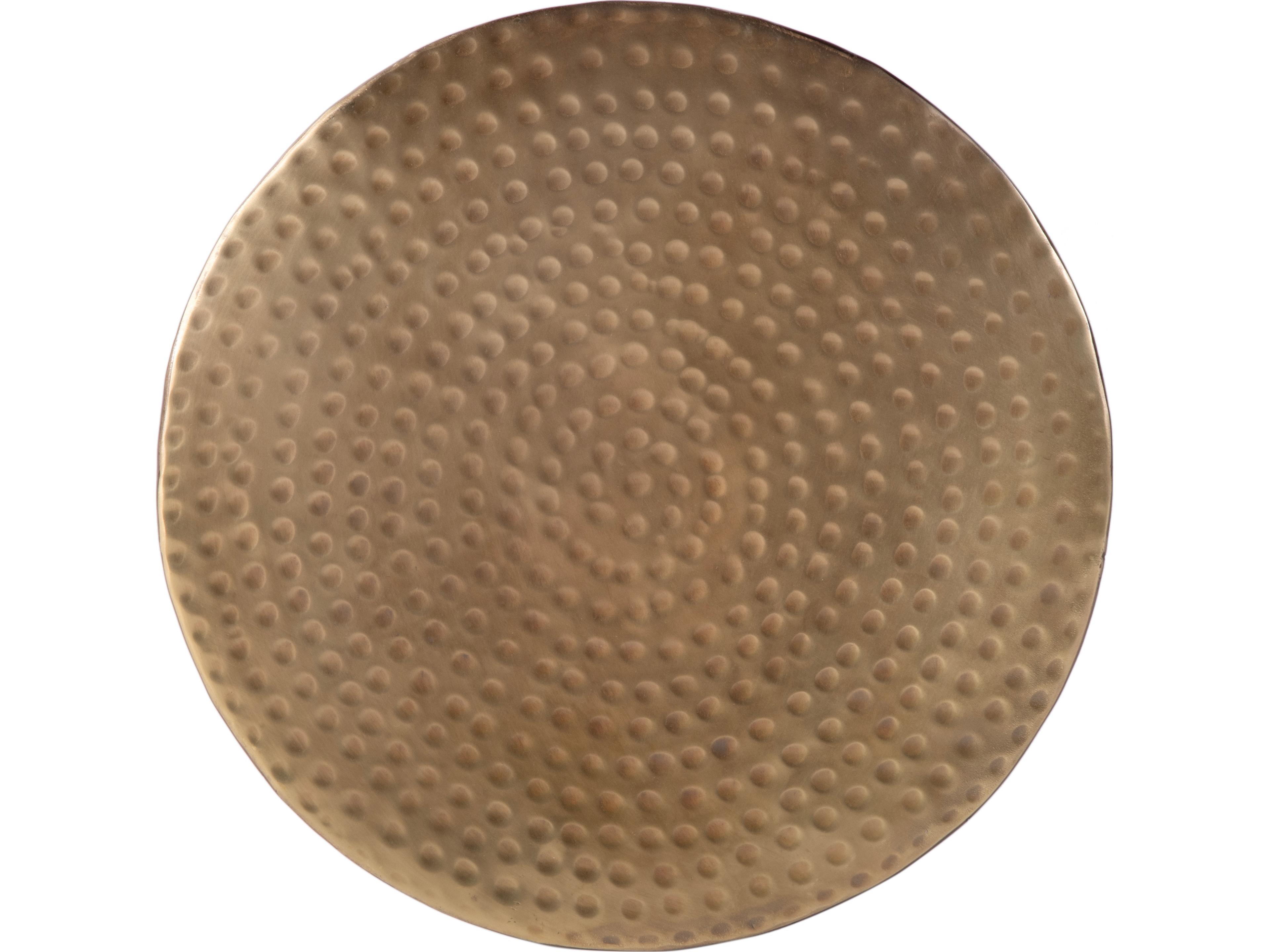 Butler Galveston Round Metal Bronze End Table