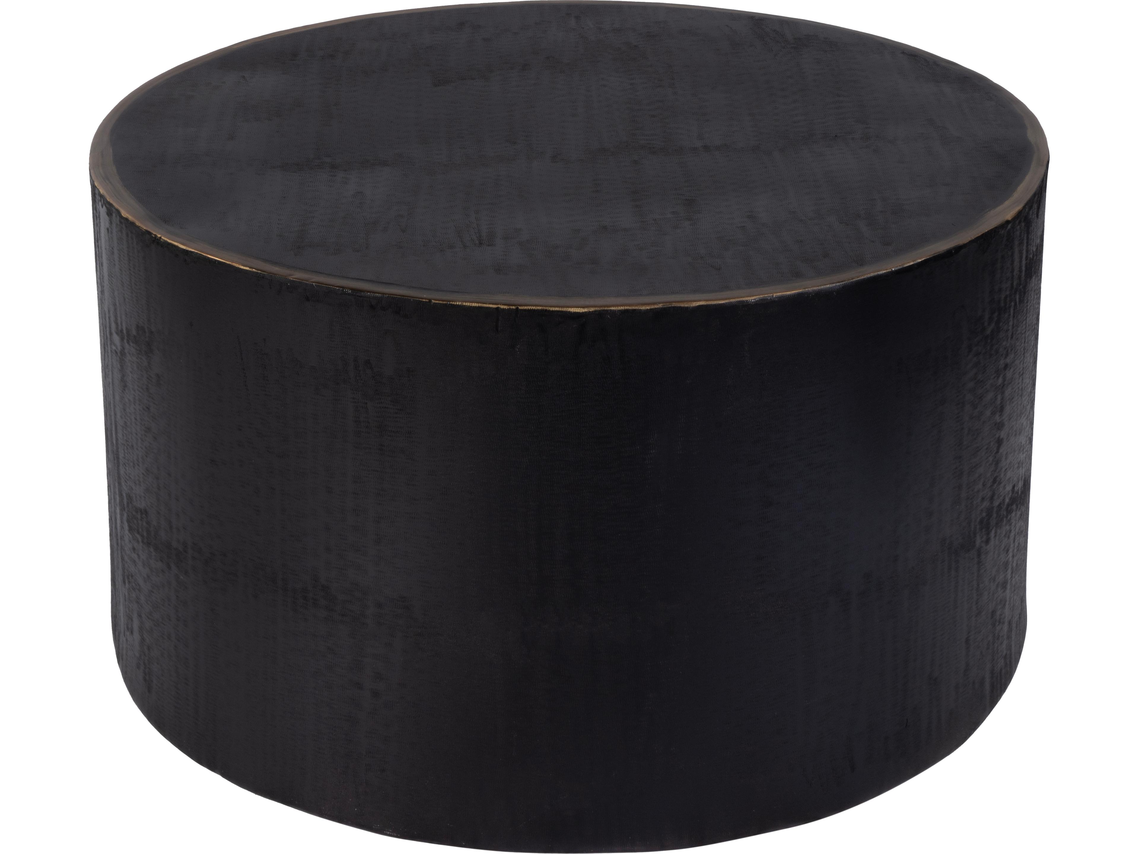 Tundra Round Metal Bronze Coffee Table