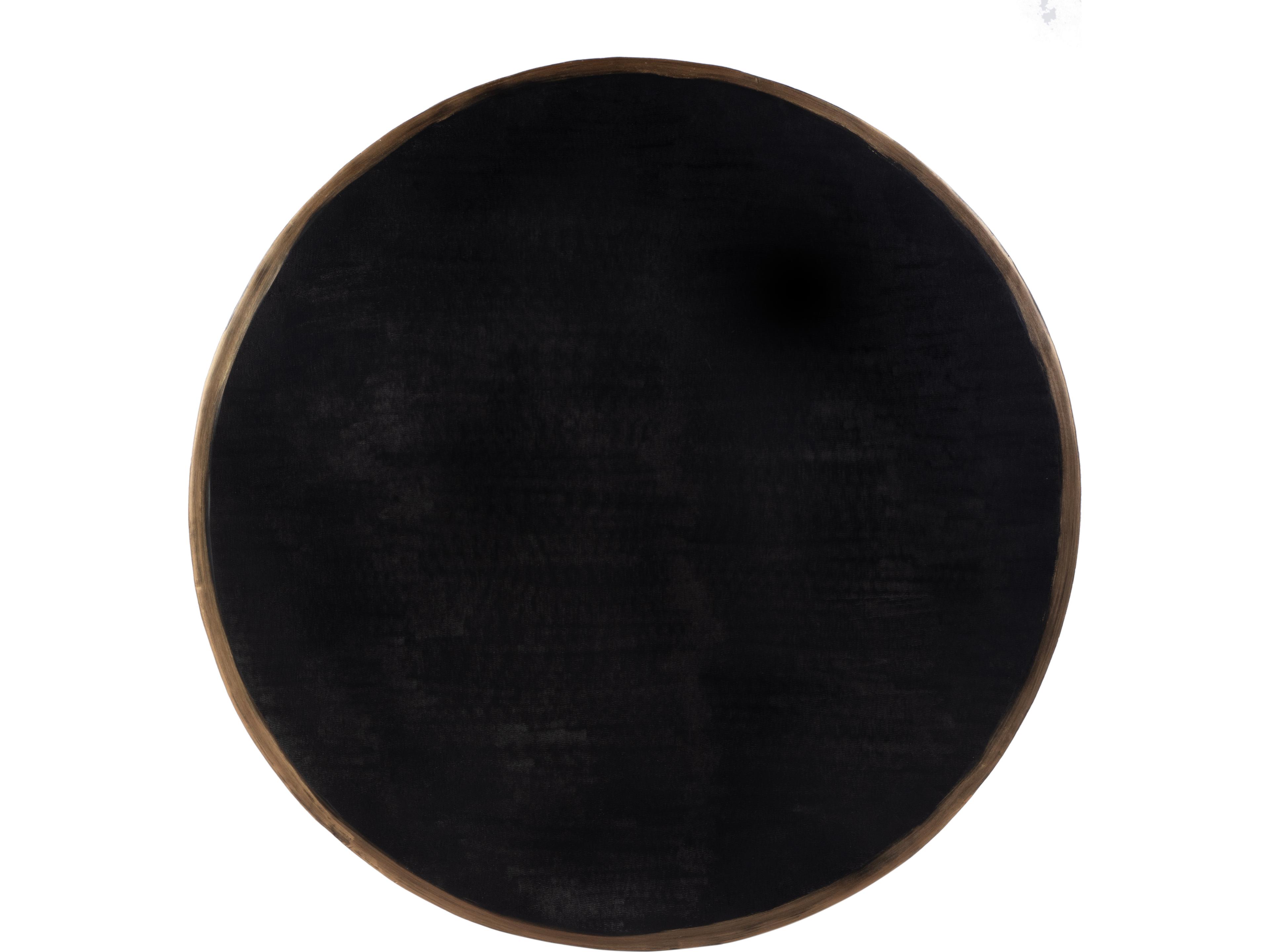 Butler Tundra Round Metal Bronze Coffee Table