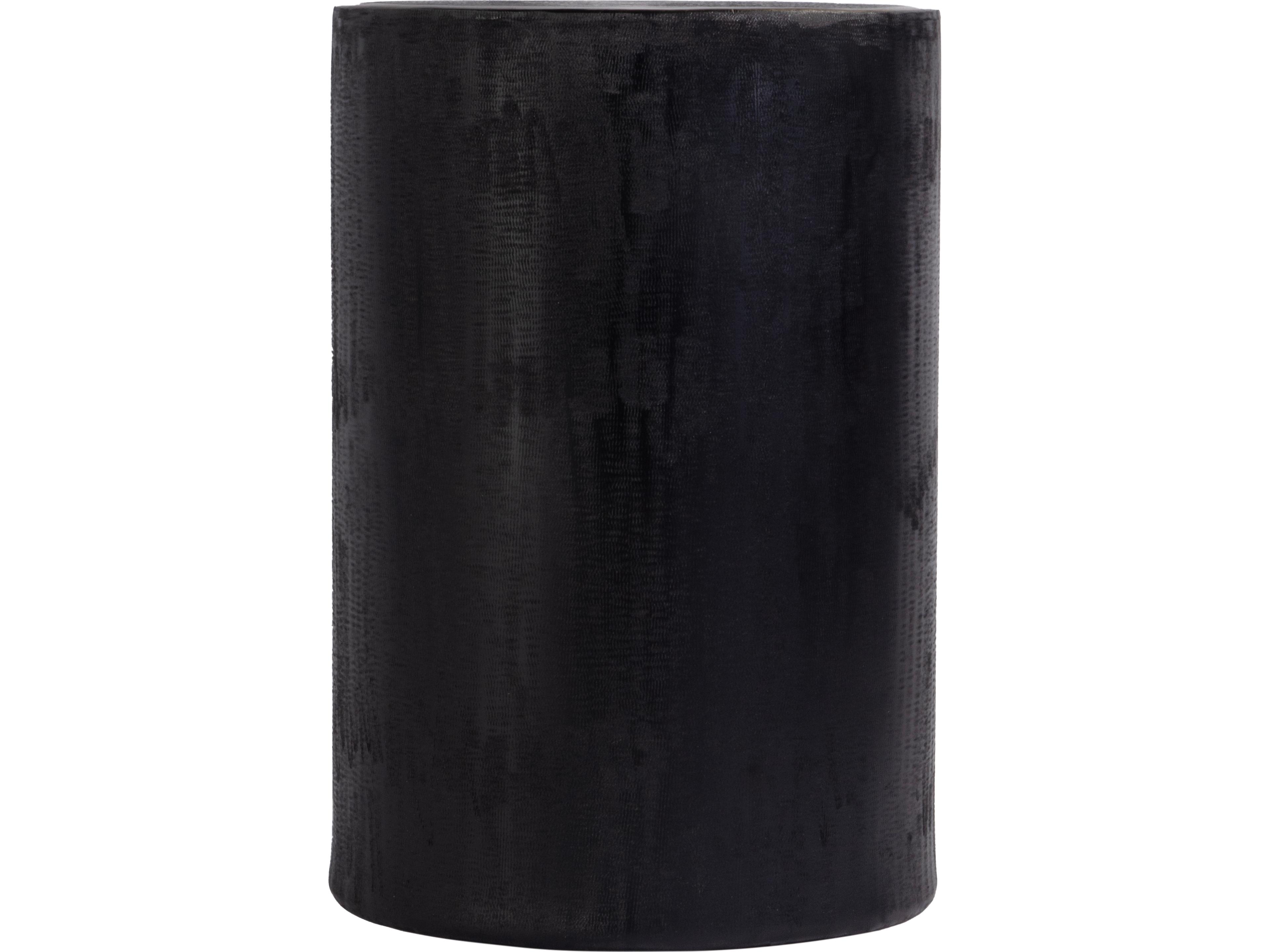 Butler Tundra Round Metal Bronze End Table