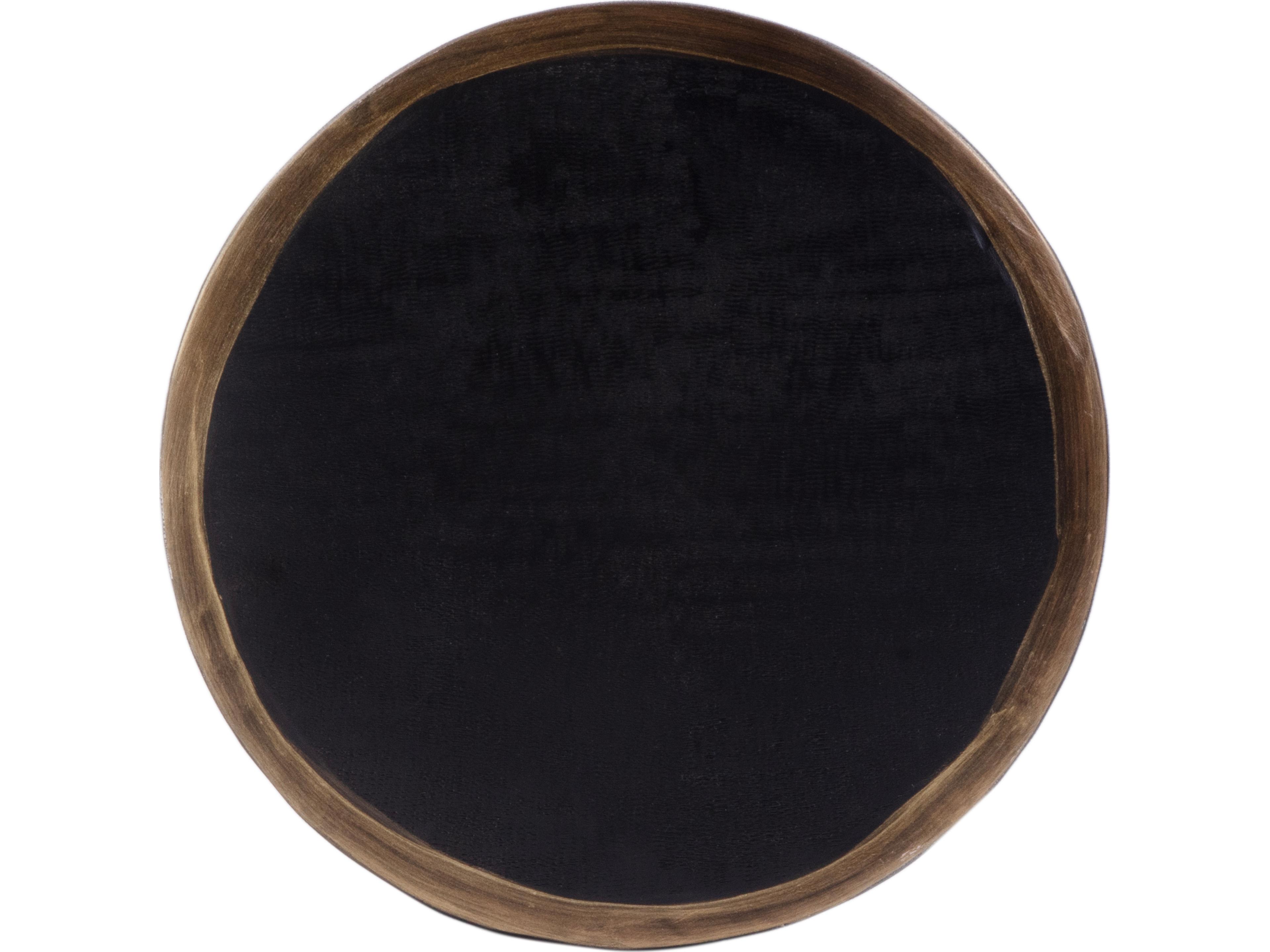 Butler Tundra Round Metal Bronze End Table