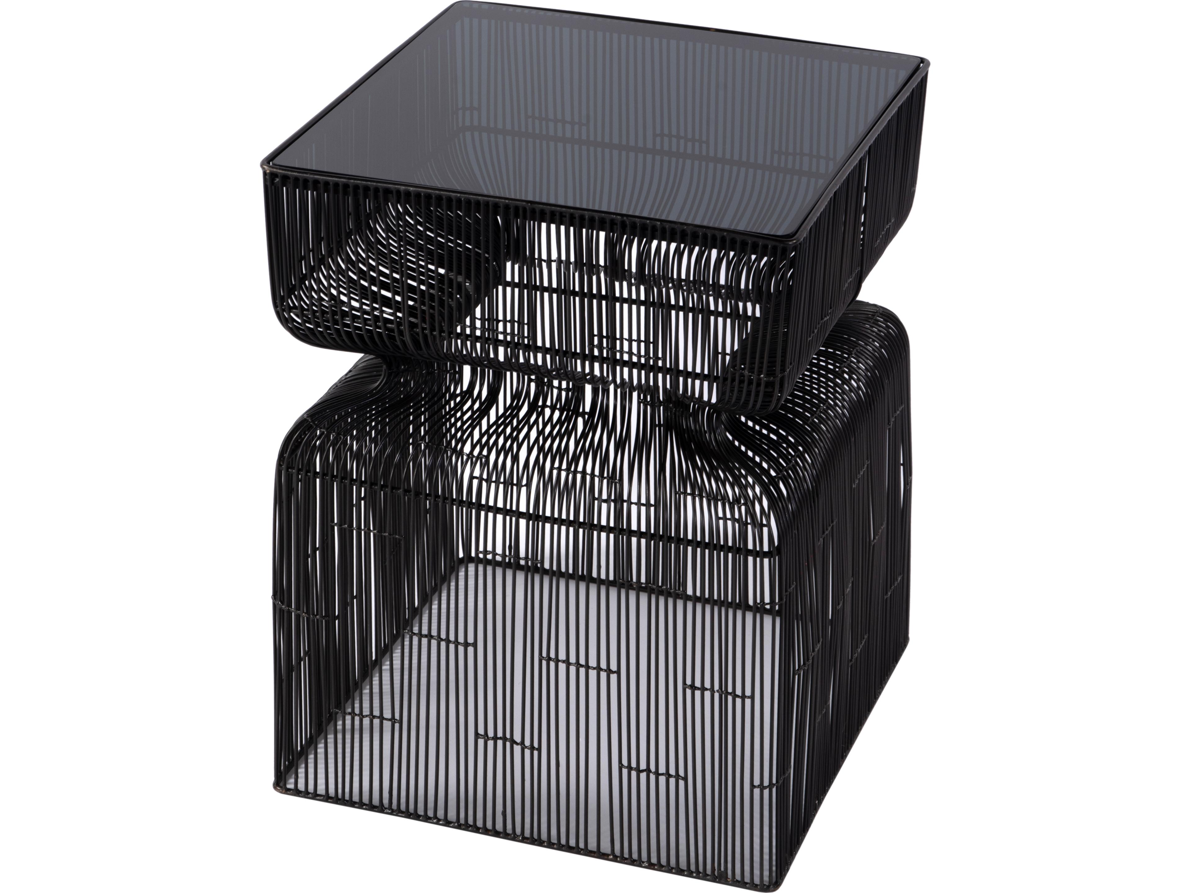 Butler Ivar Square Metal Bronze End Table