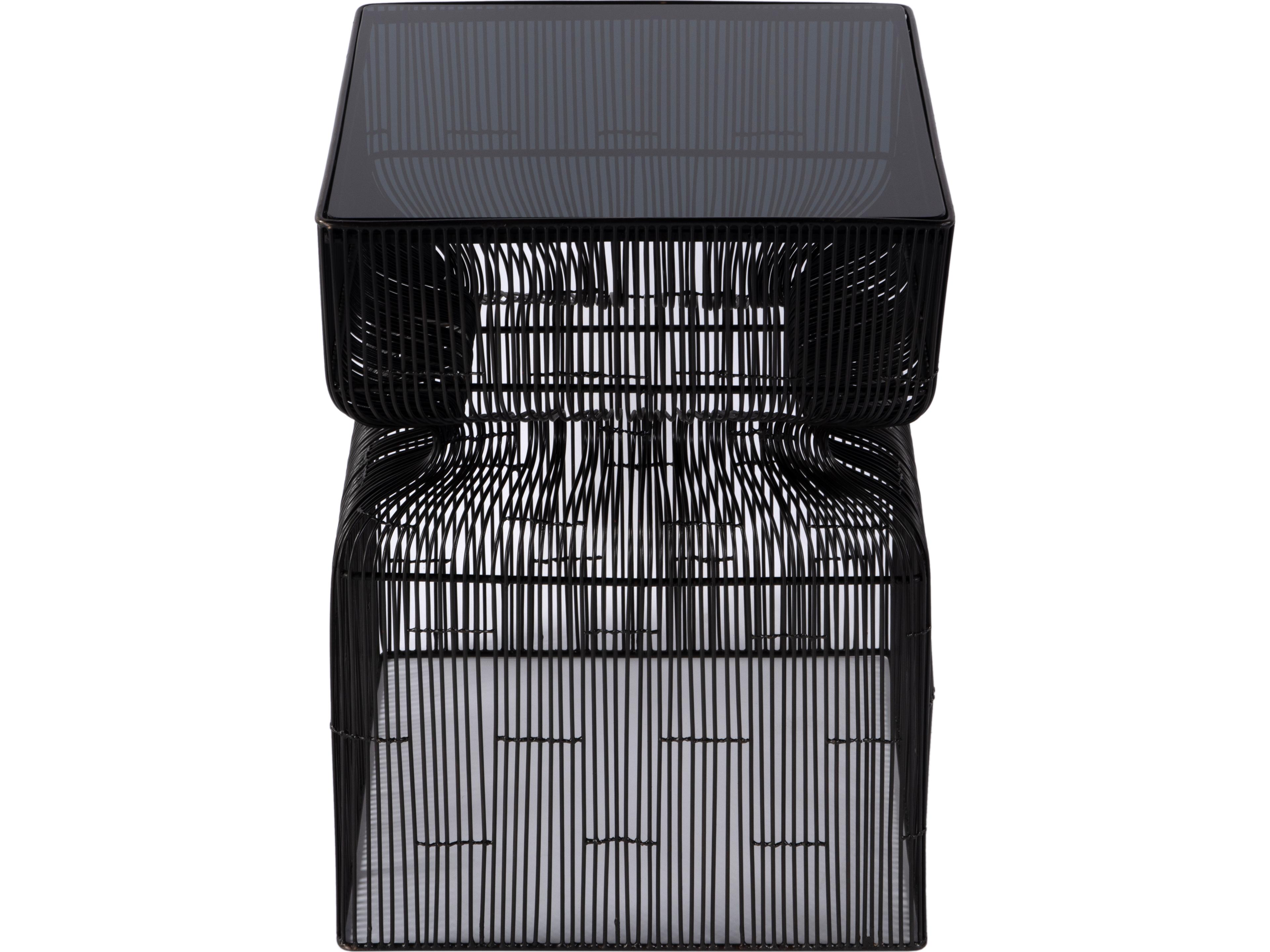 Butler Ivar Square Metal Bronze End Table