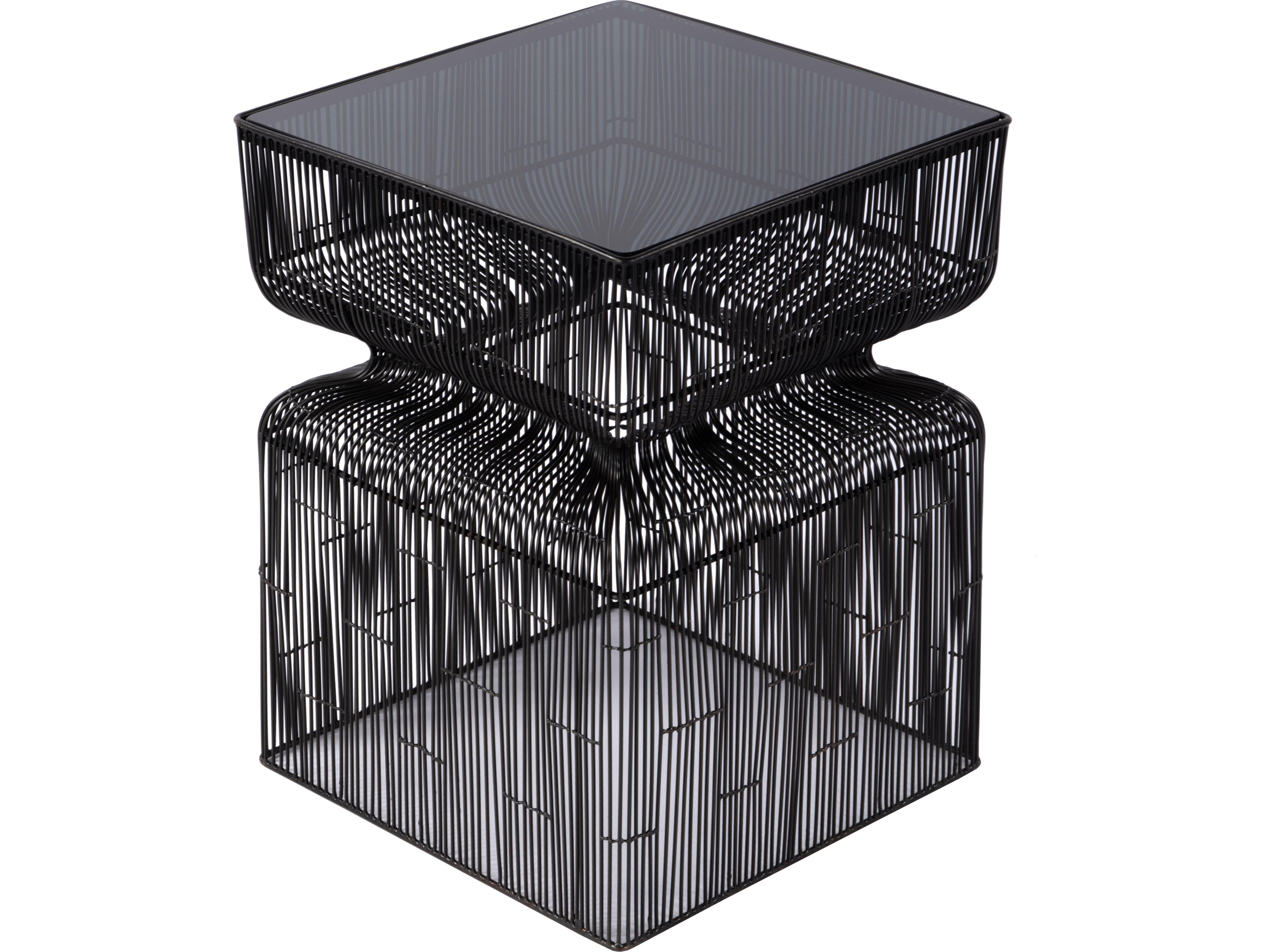 Butler Ivar Square Metal Bronze End Table