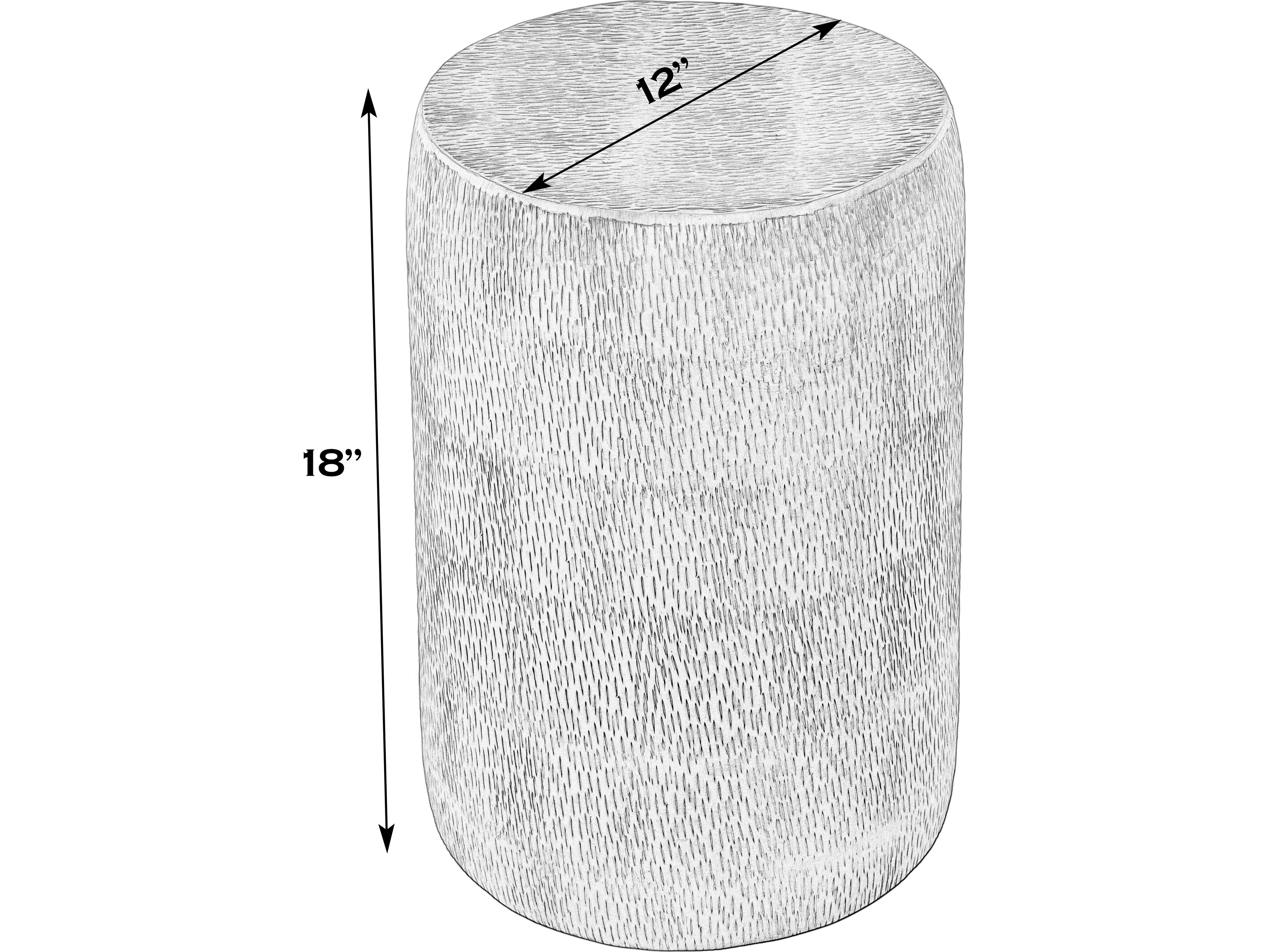 Butler Sahara Round Metal Antique Gold End Table