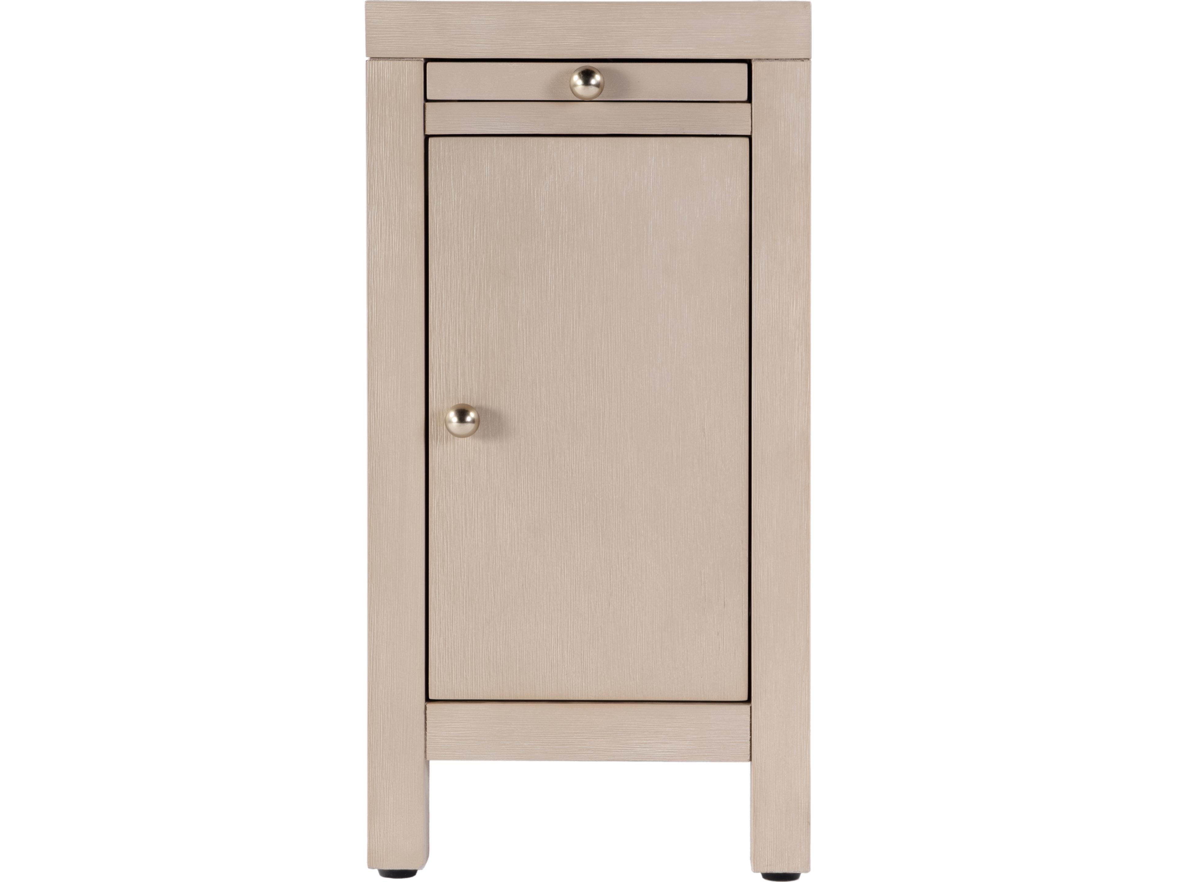 Butler Nora Rectangular Wood Antique Taupe End Table