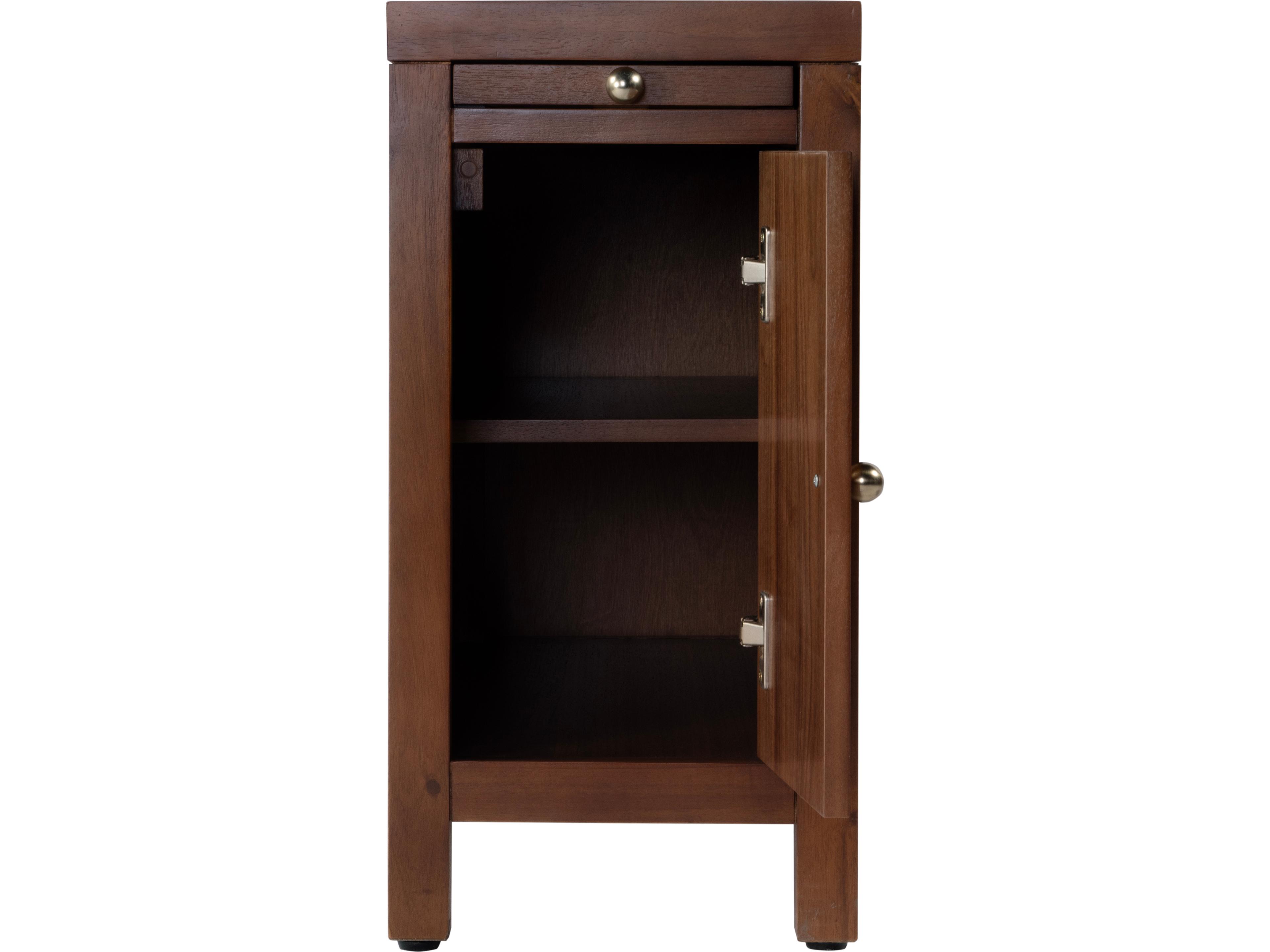 Butler Nora Rectangular Wood Walnut End Table