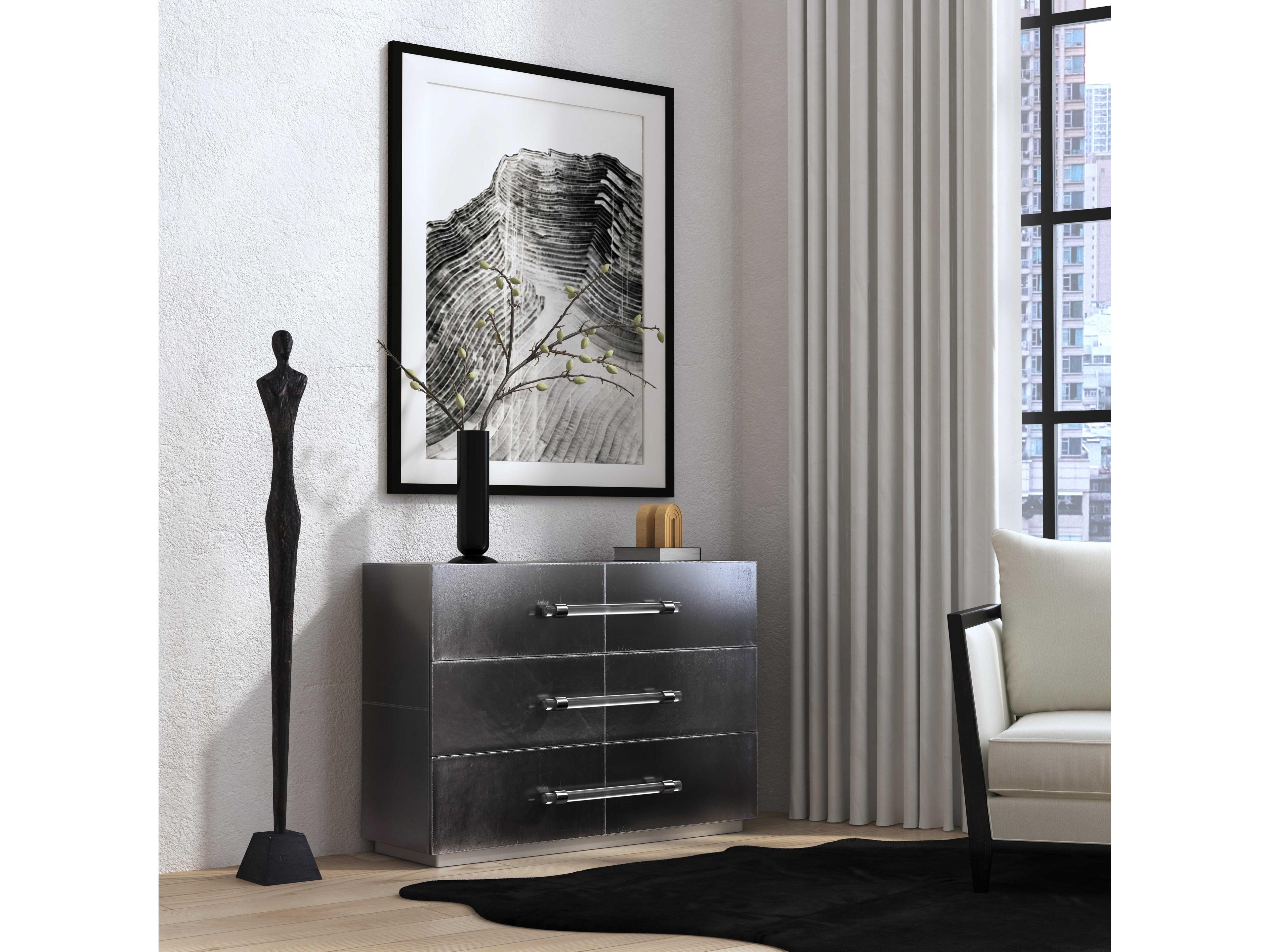 Butler Allman Silverish Gray Accent Chest