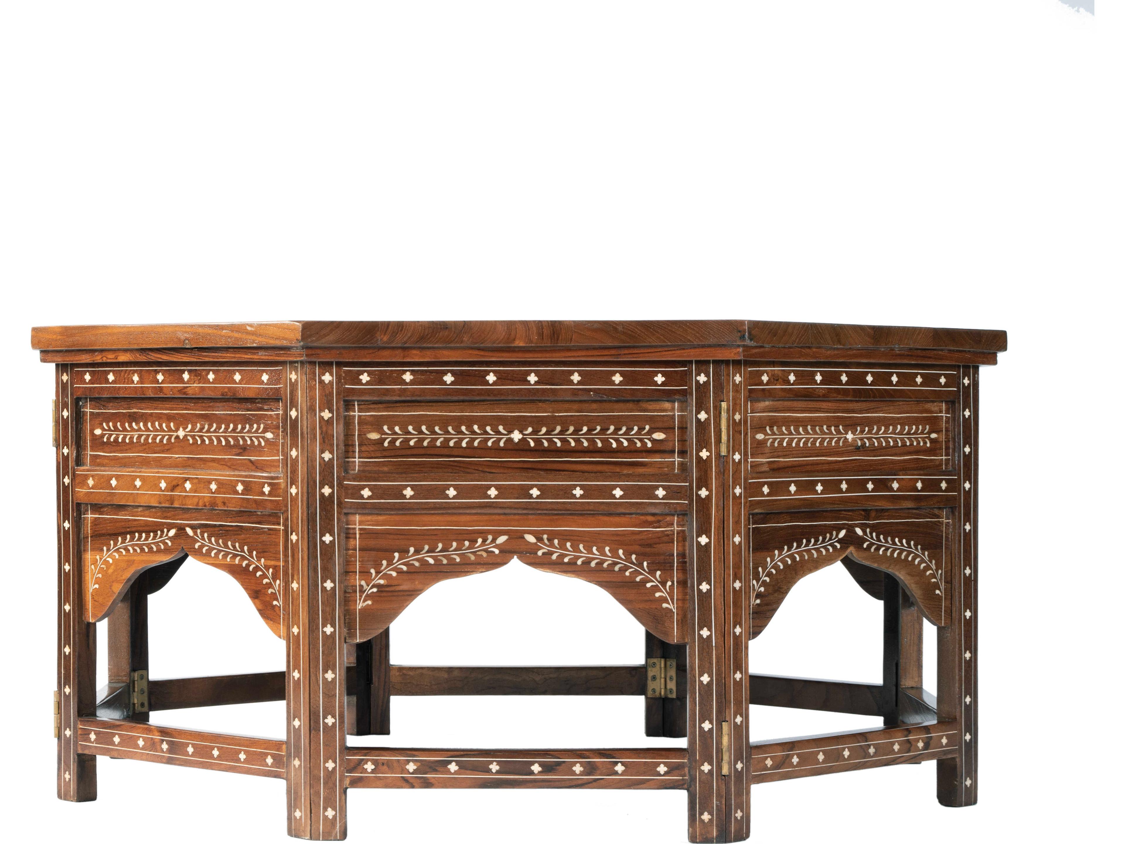 Butler Mandore Octagon Wood Brown Coffee Table