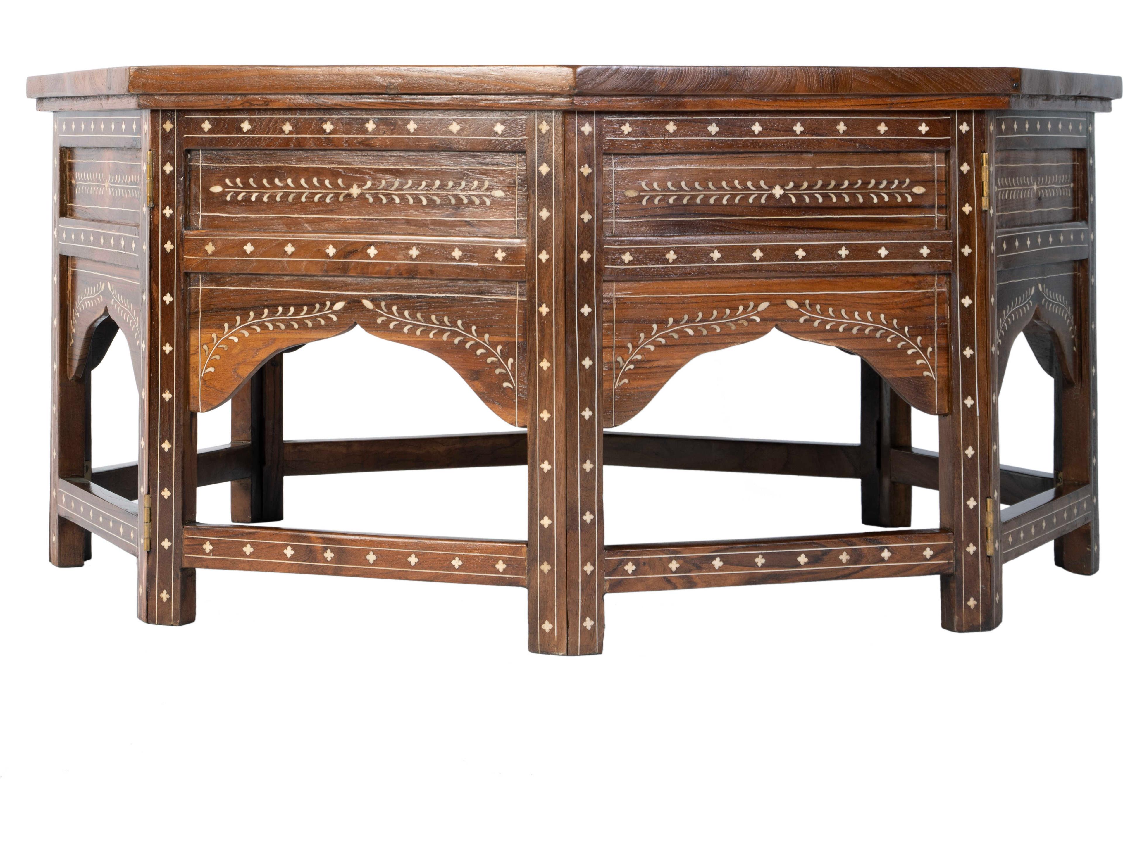 Butler Mandore Octagon Wood Brown Coffee Table