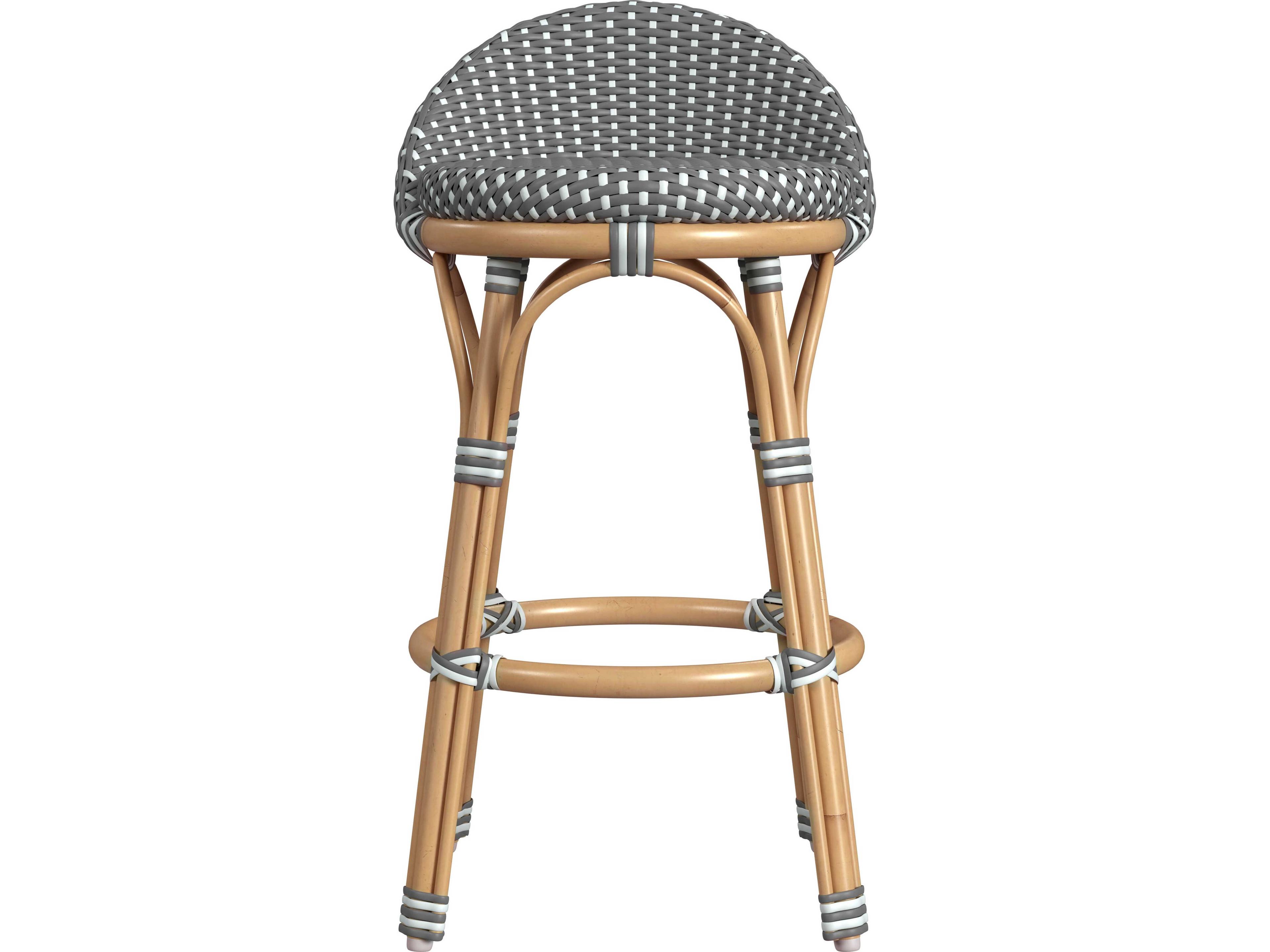 Butler Inez Gray White Counter Stool