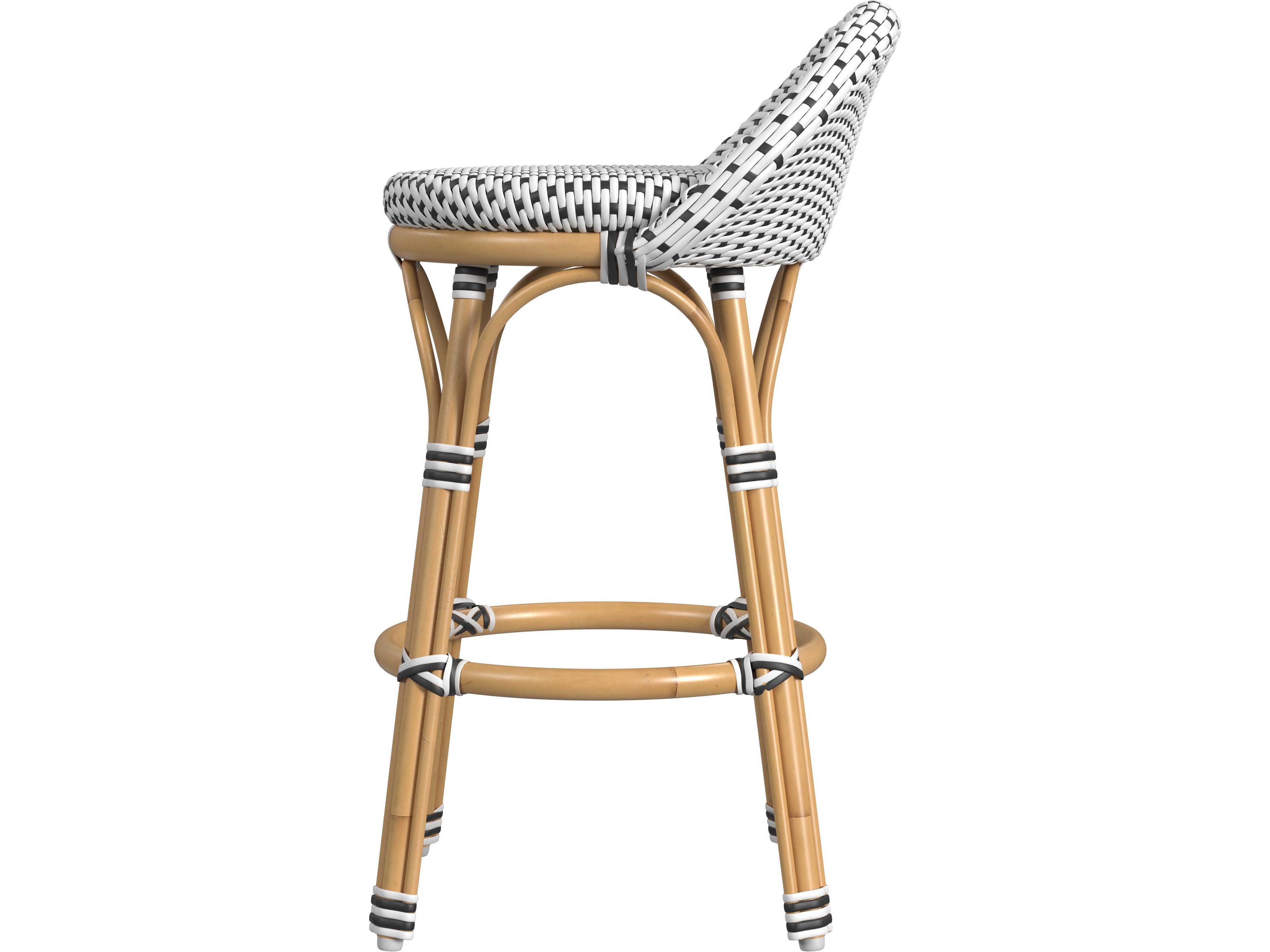 Butler Inez Black White Counter Stool