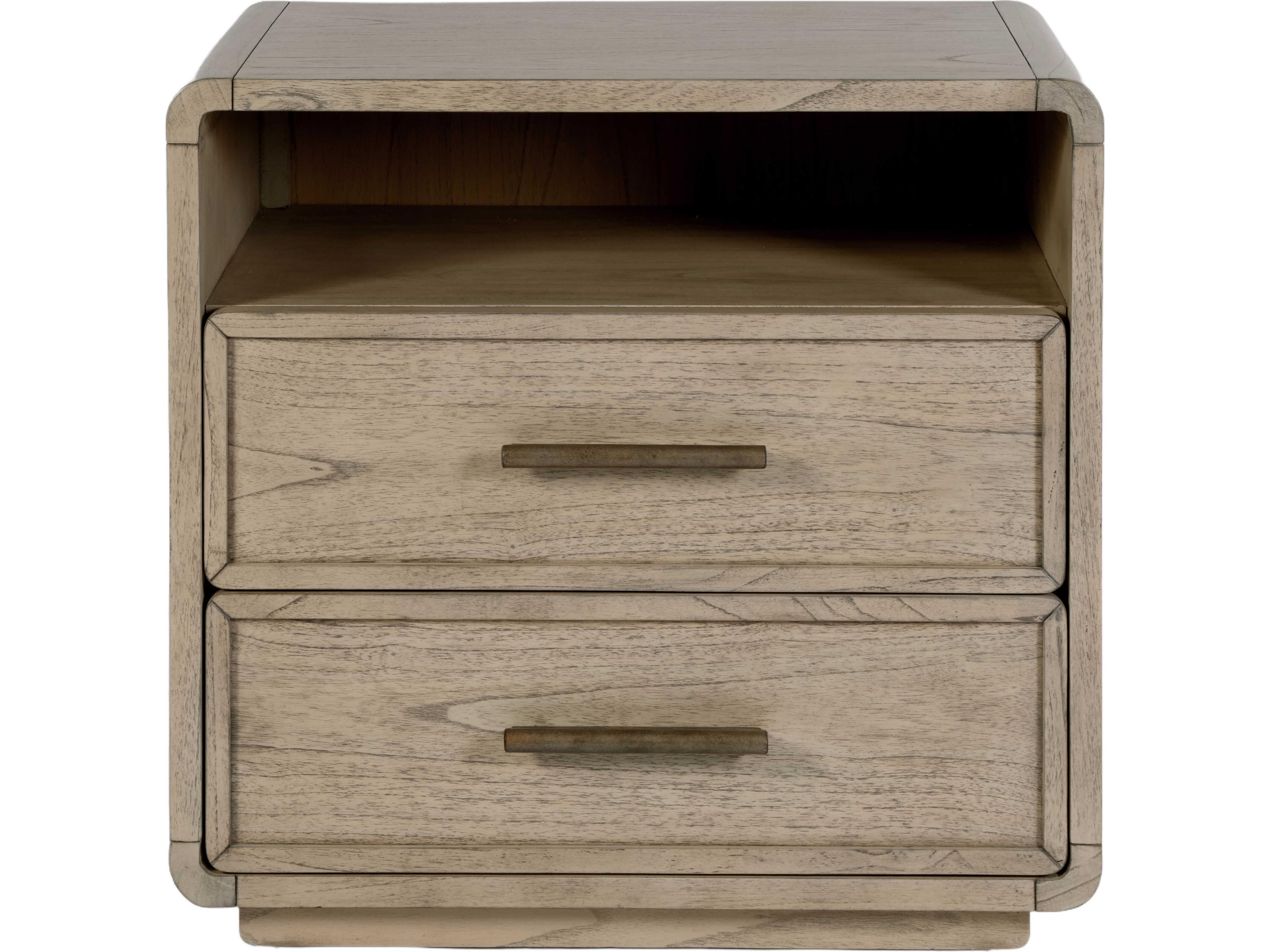 Butler Keenan 2-Drawers Brown Mindi Wood Nightstand