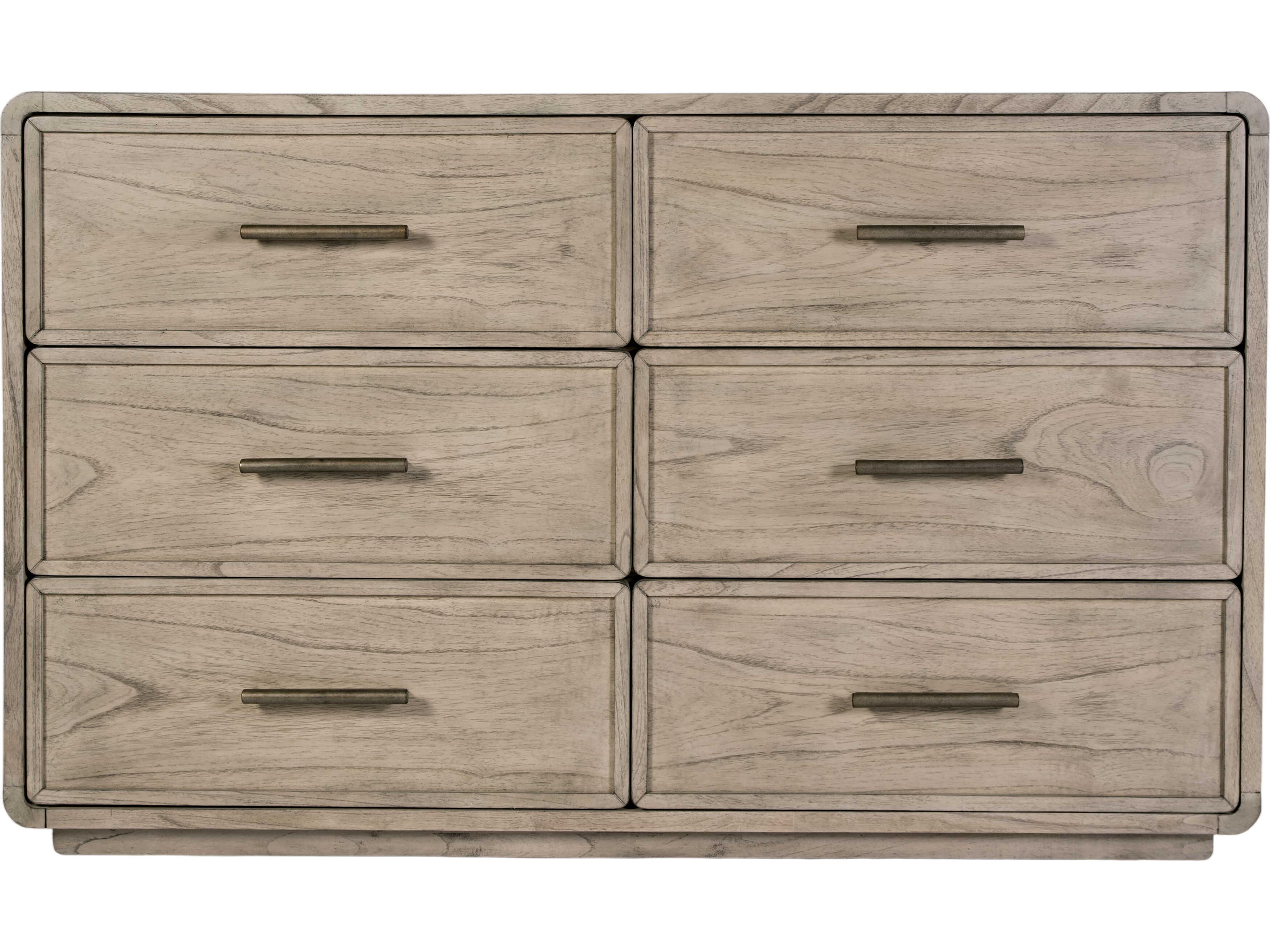 Butler Keenan 6-Drawers Brown Mindi Wood Double Dresser