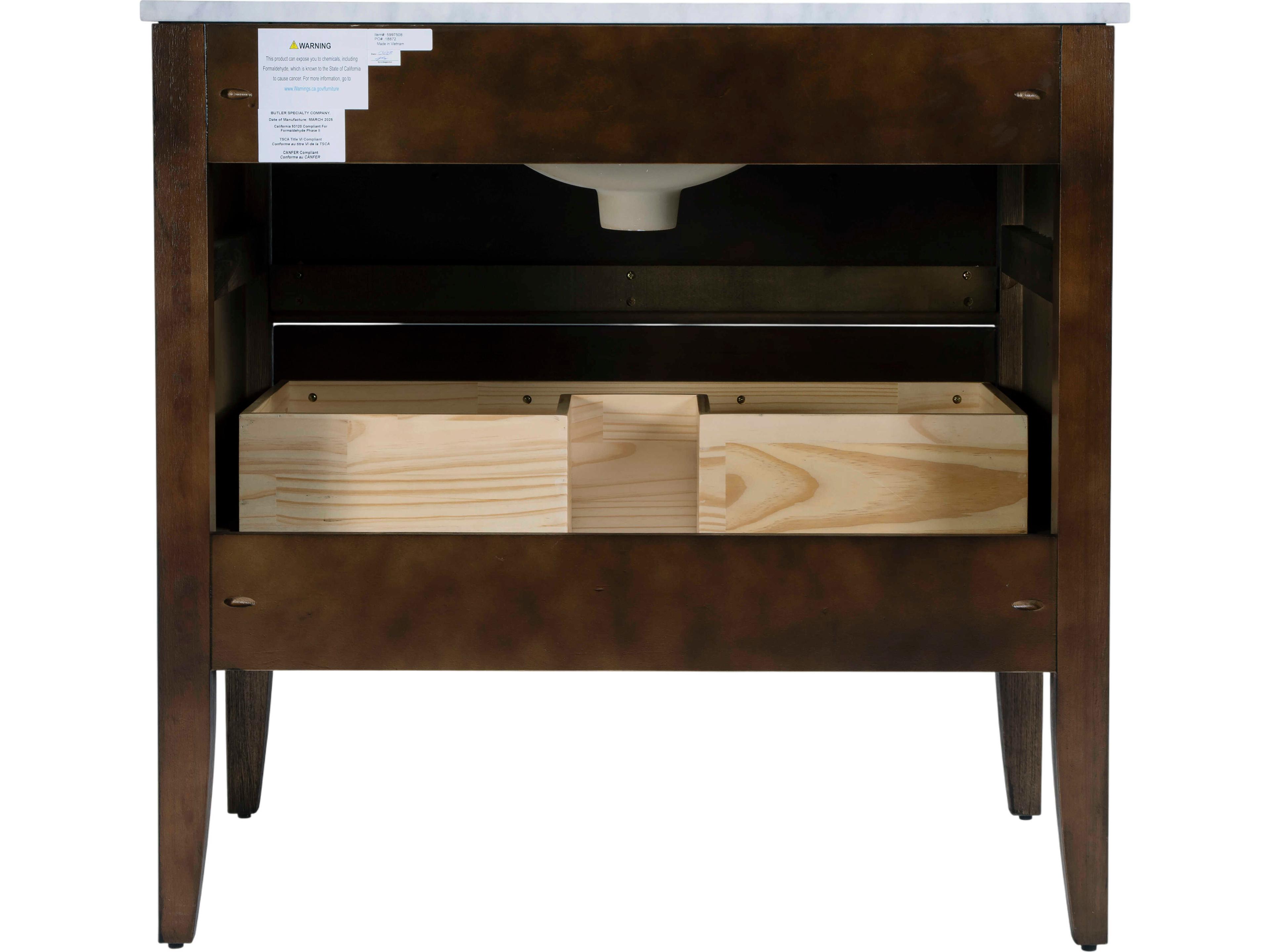 Butler Bristol Dark Brown Vanity