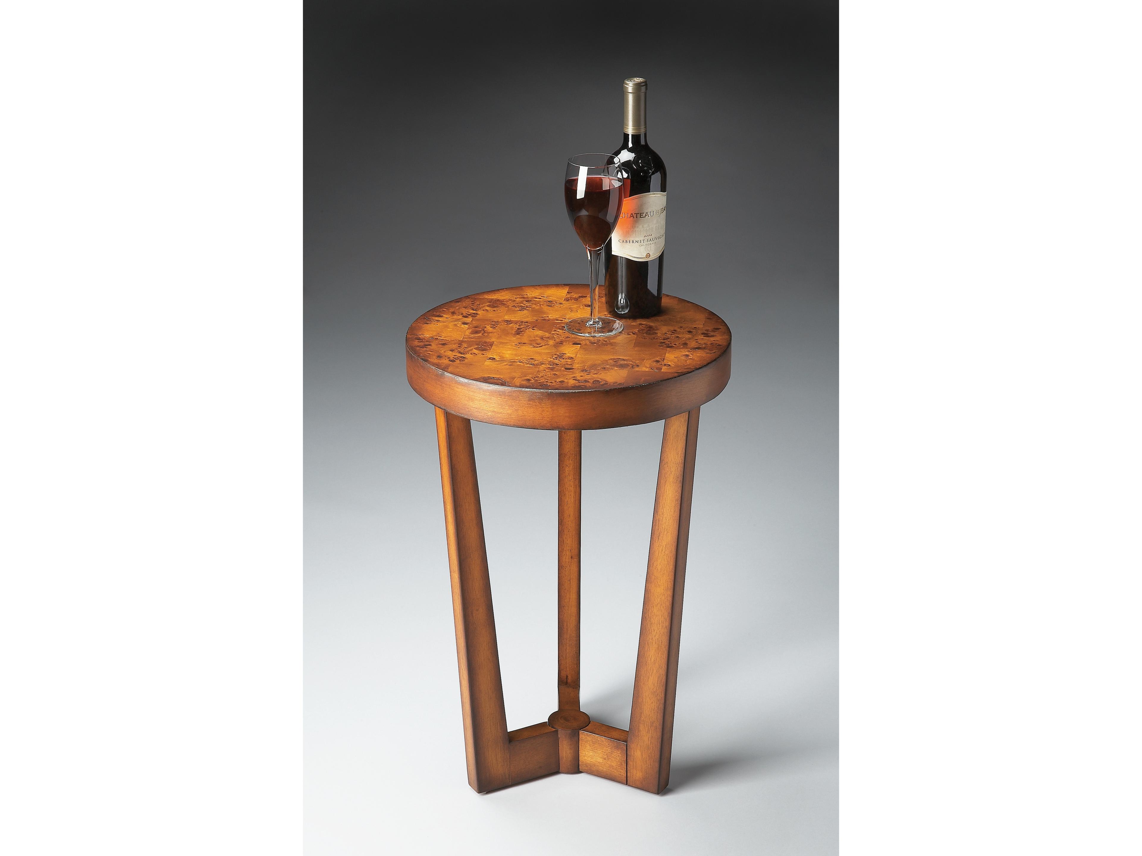 Butler Aphra Round Olive Ash End Table