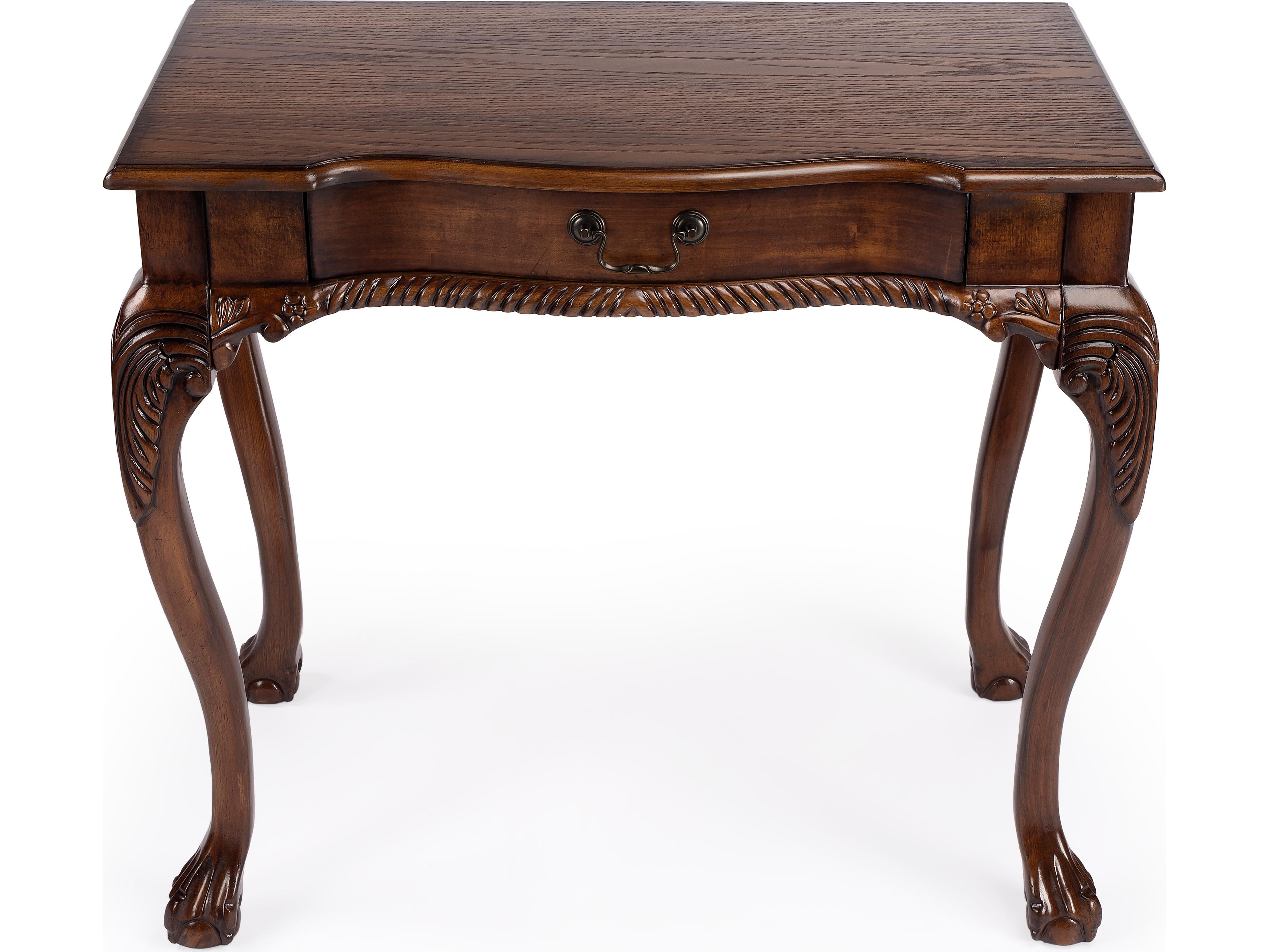 Butler Dupree Vintage Oak Brown Wood Writing Desk