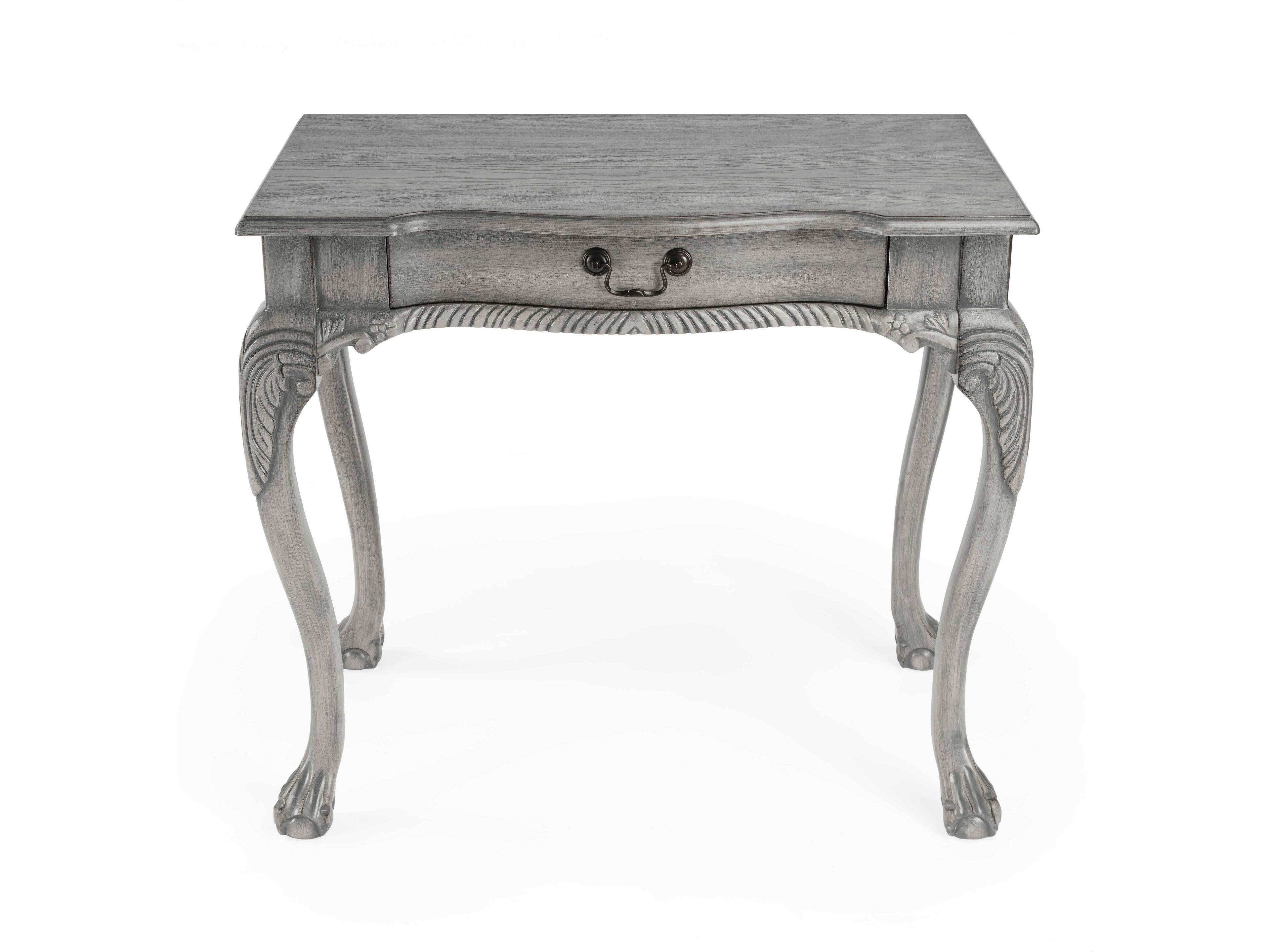 Butler Dupree Gray Oak Wood Writing Desk