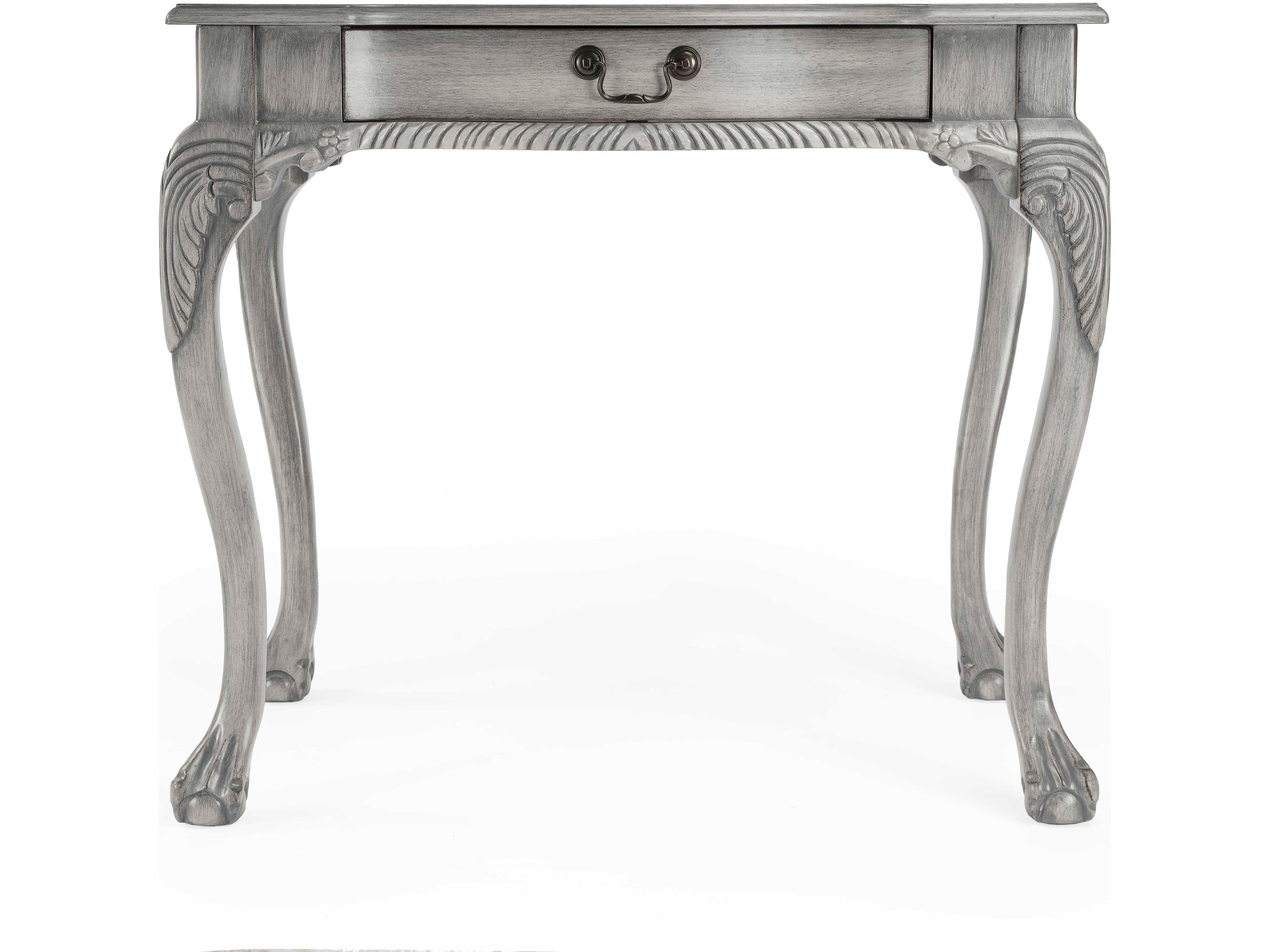 Butler Dupree Gray Oak Wood Writing Desk