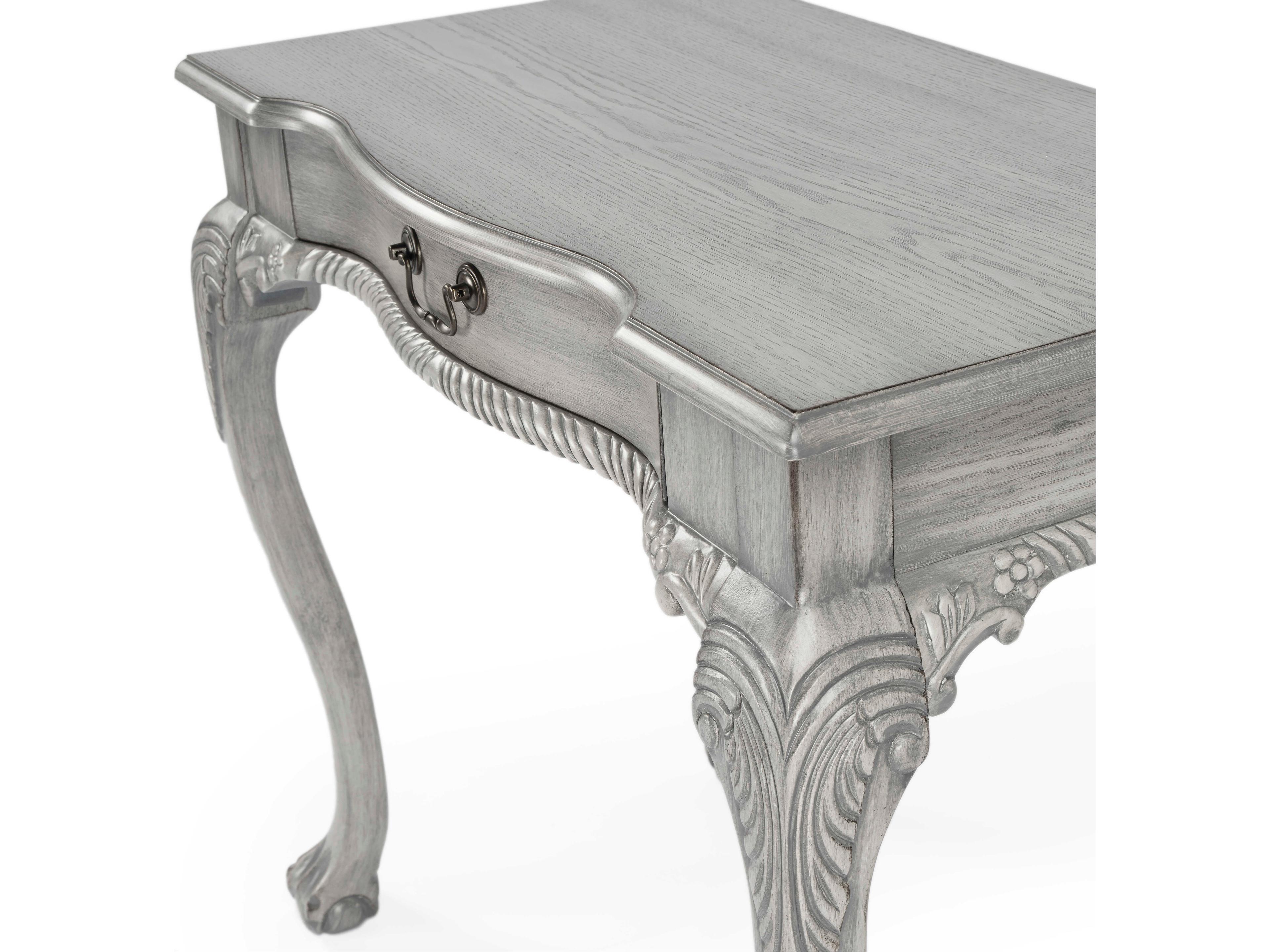 Butler Dupree Gray Oak Wood Writing Desk