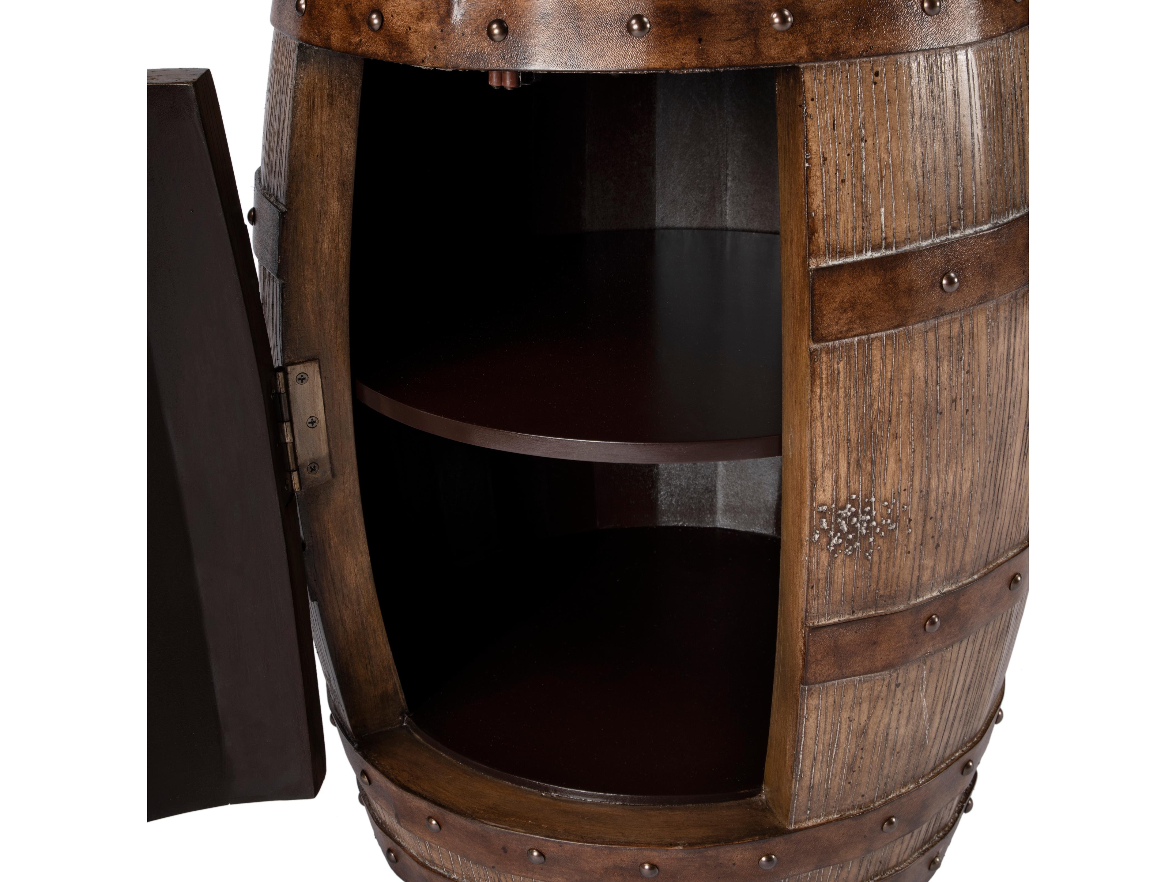 Butler Lovell Round Wood Praline End Table