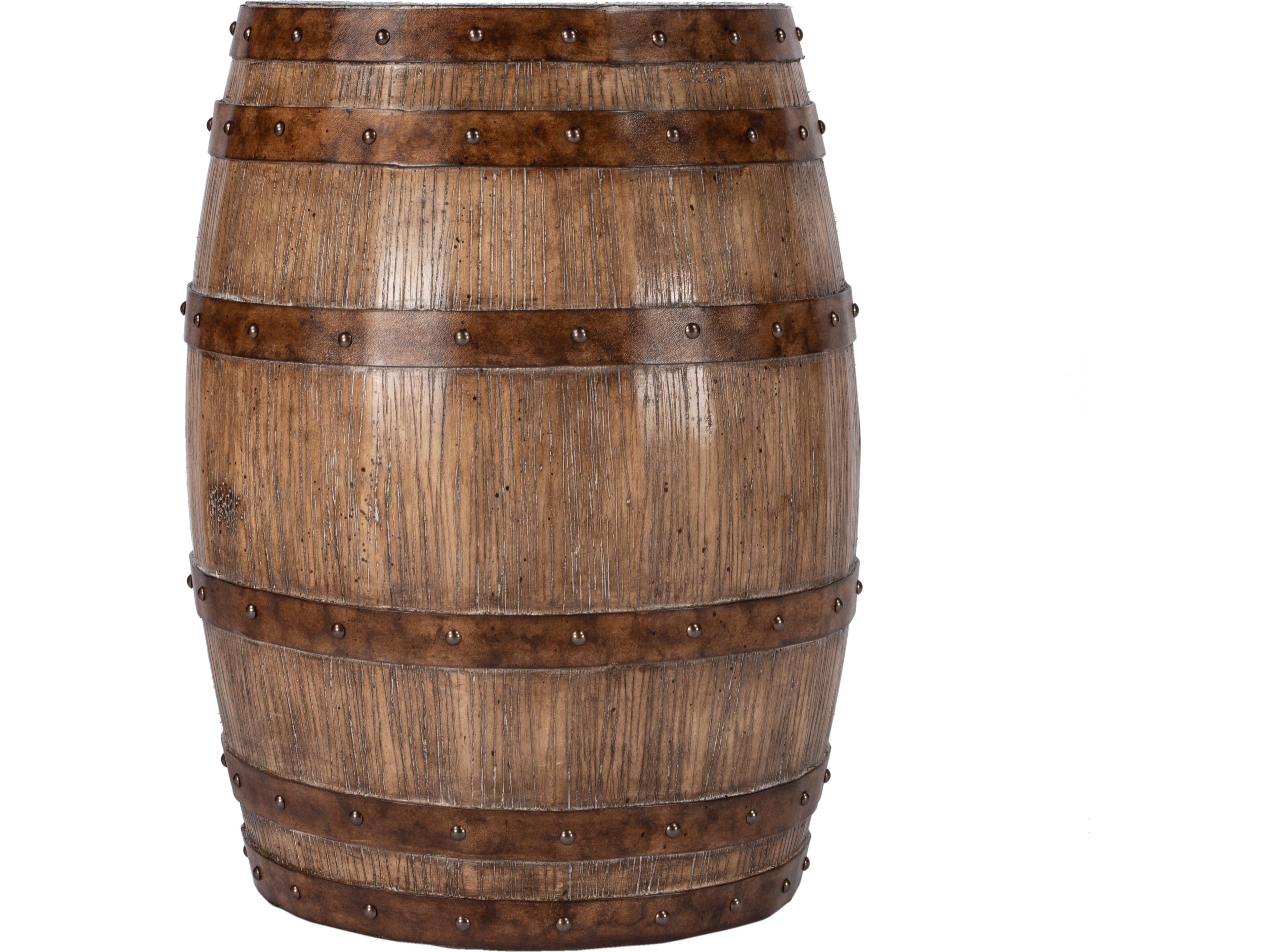 Butler Lovell Round Wood Praline End Table