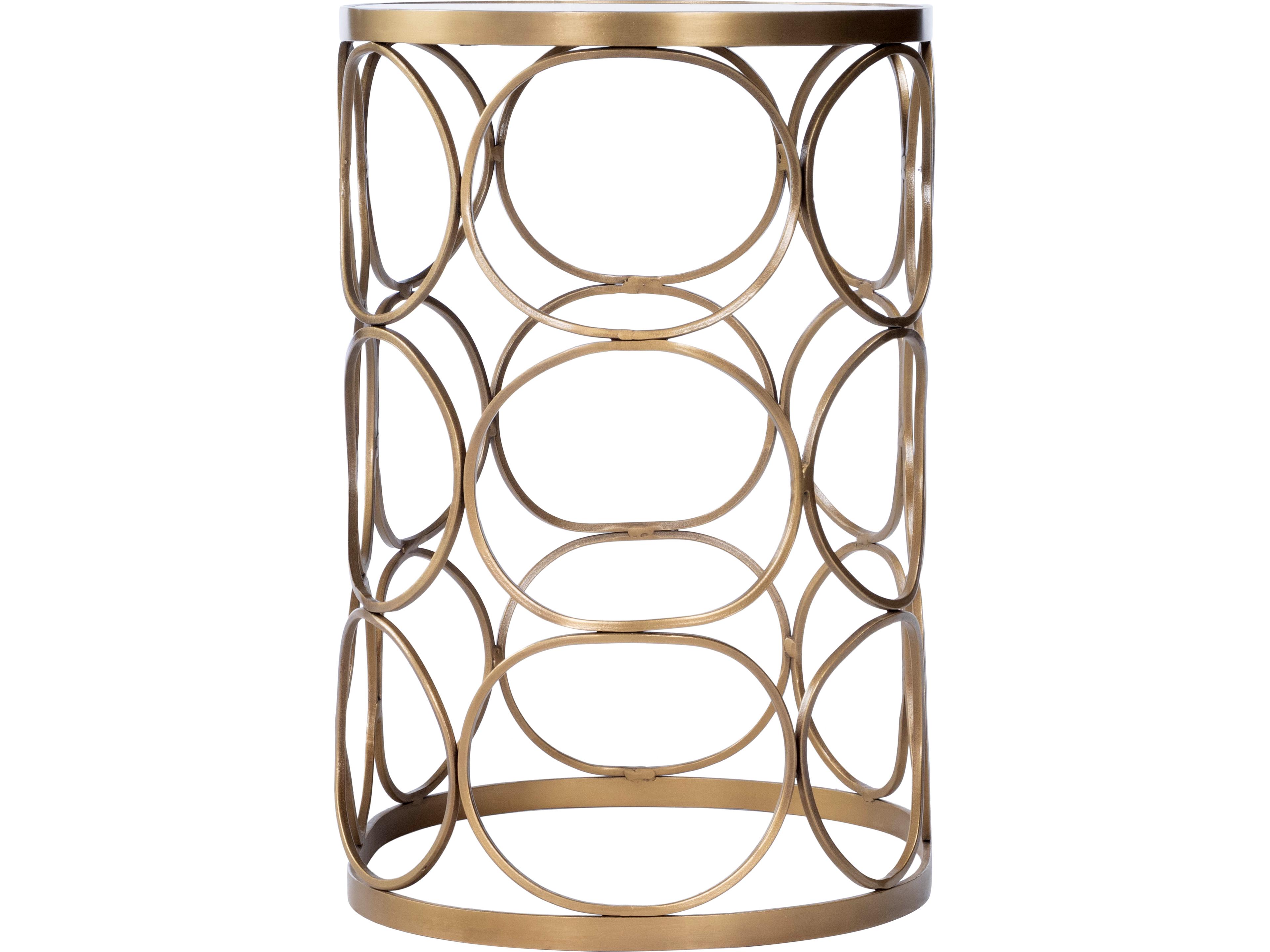 Butler Talulah Oval Marble Metalworks End Table