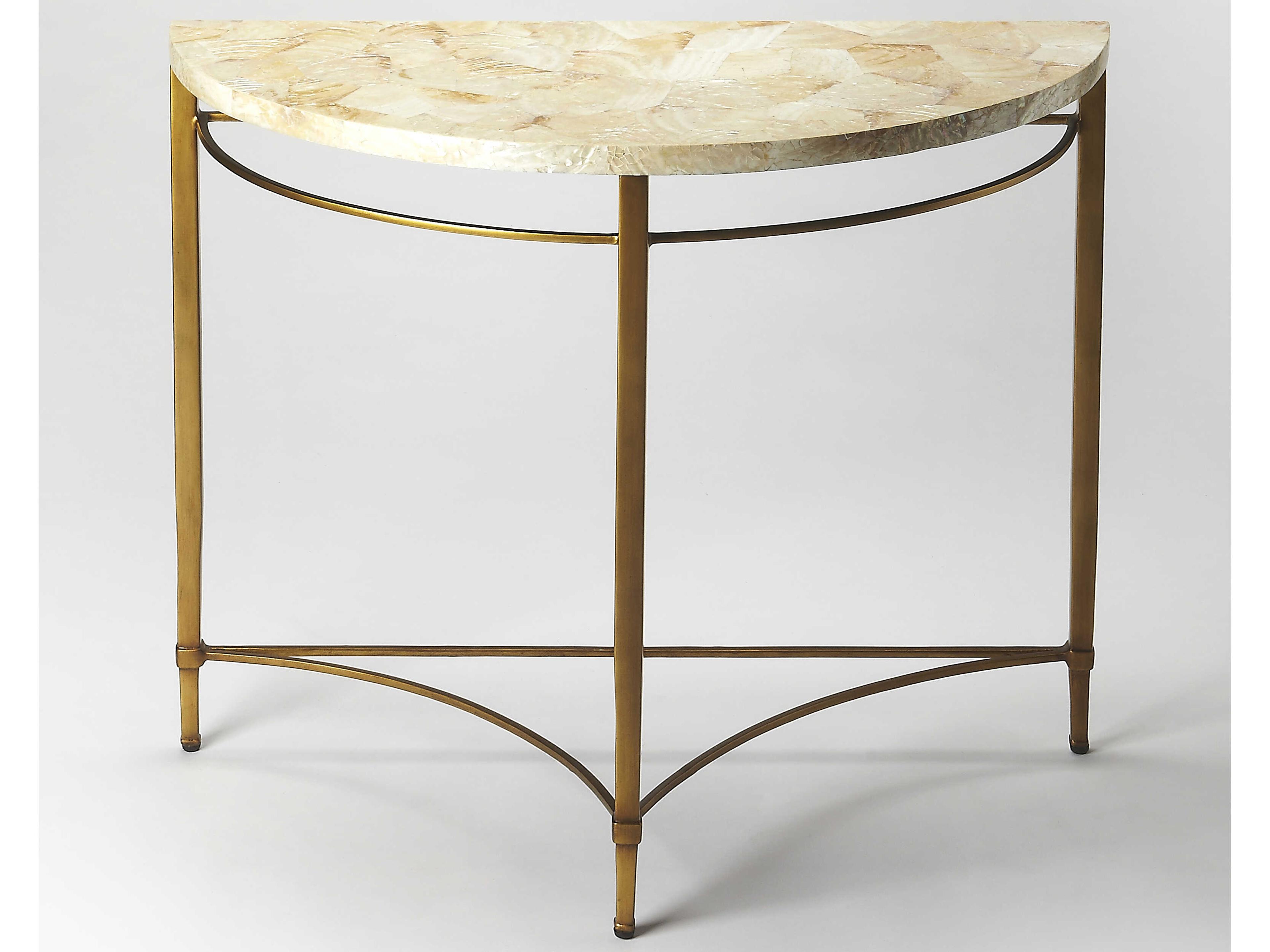 Butler Marlena Demilune Metalworks Console Table