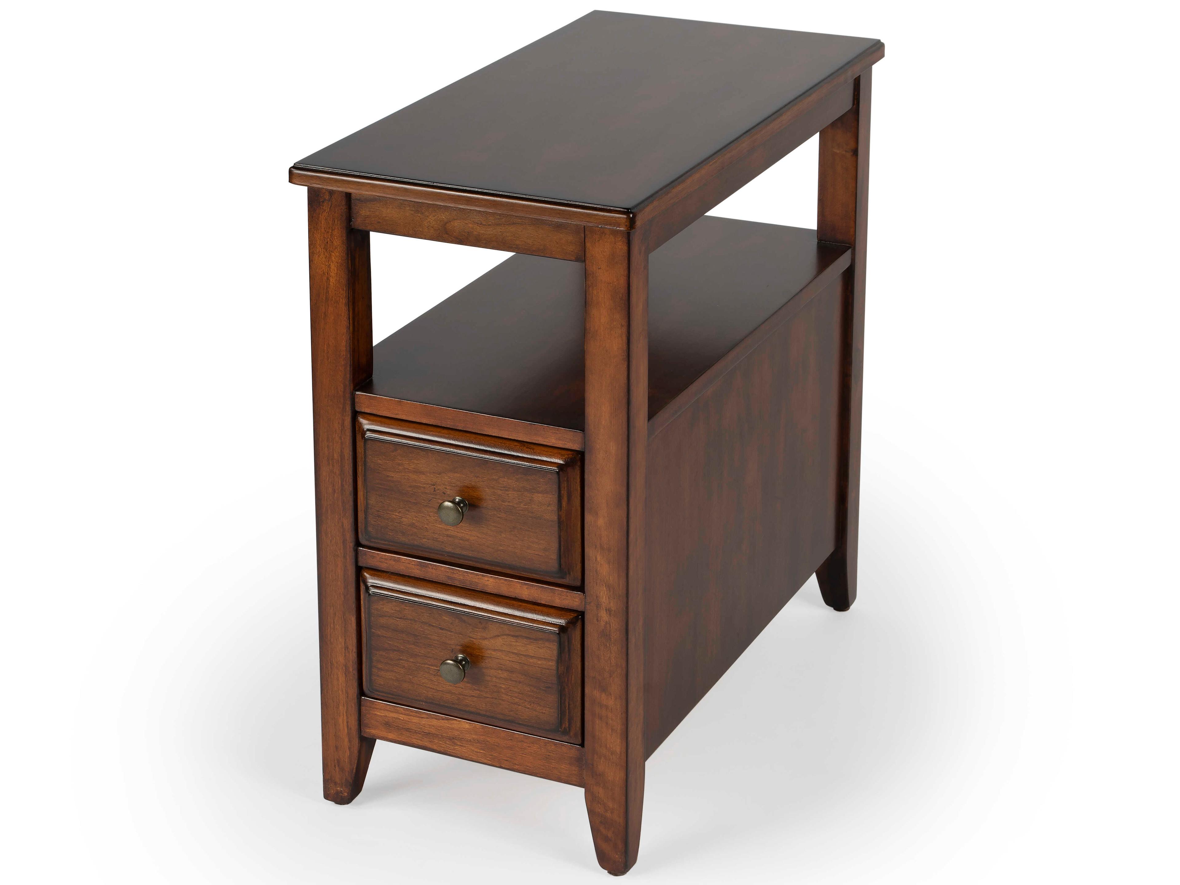 Butler Marcus Rectangular Wood Antique Cherry End Table
