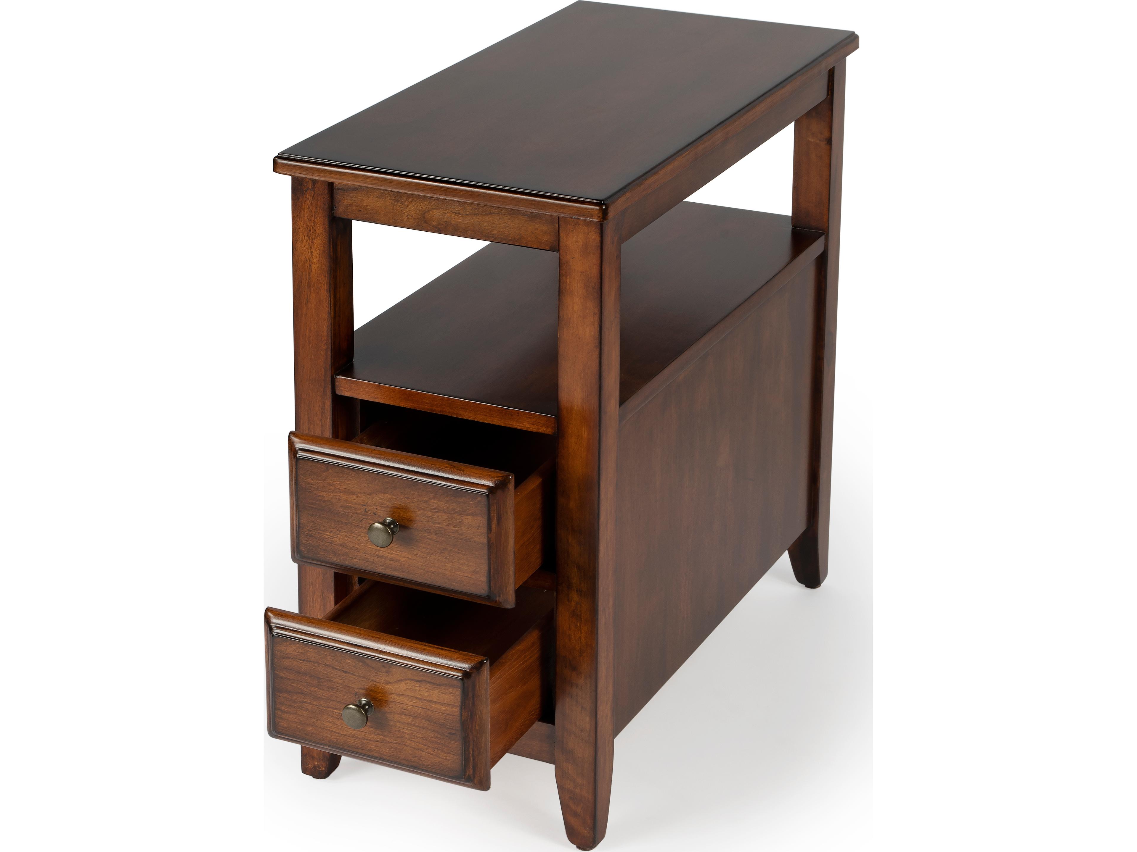 Butler Marcus Rectangular Wood Antique Cherry End Table