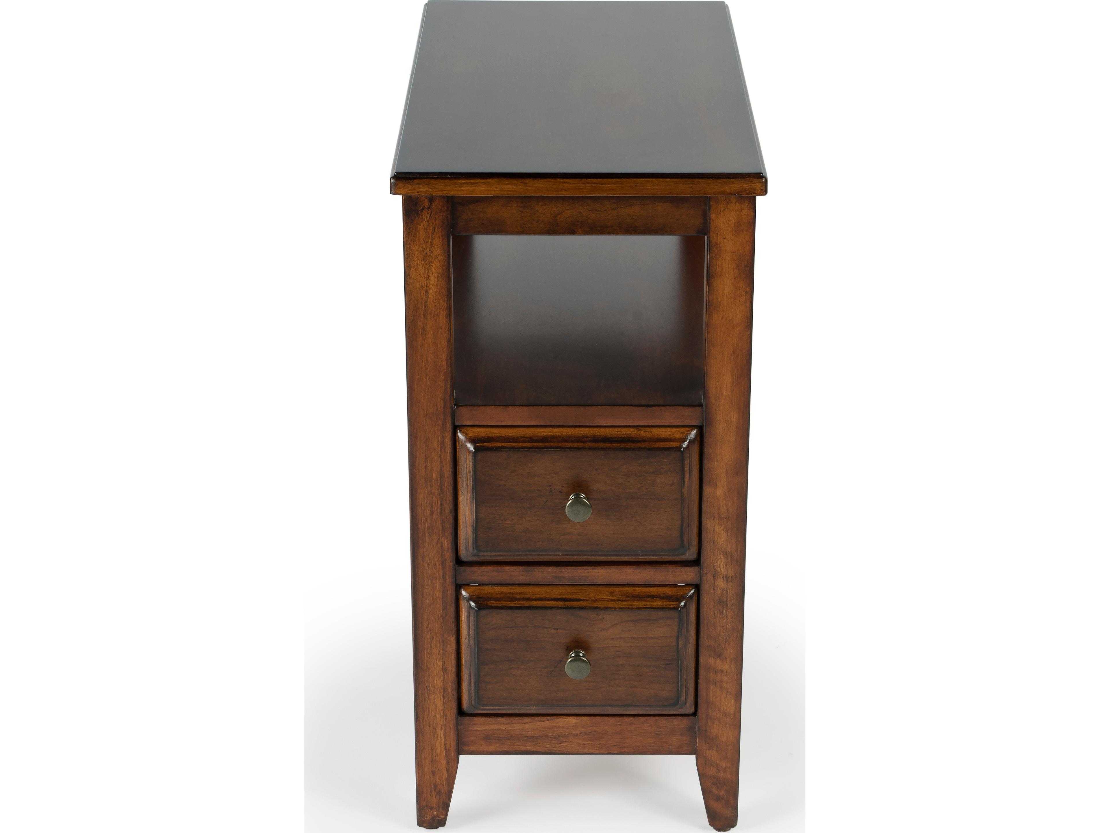Butler Marcus Rectangular Wood Antique Cherry End Table