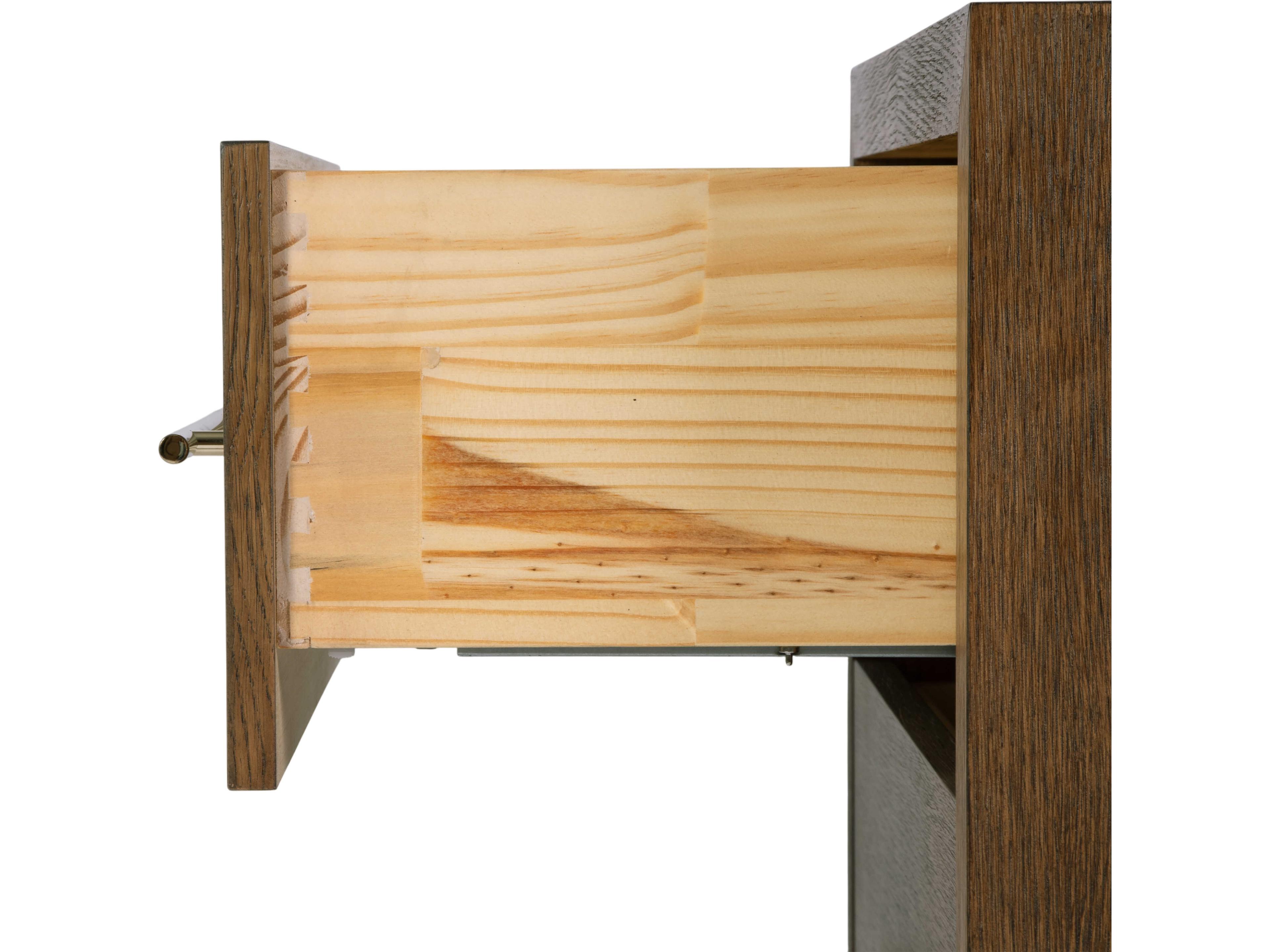 Butler Porter 2-Drawers Acacia Wood Nightstand