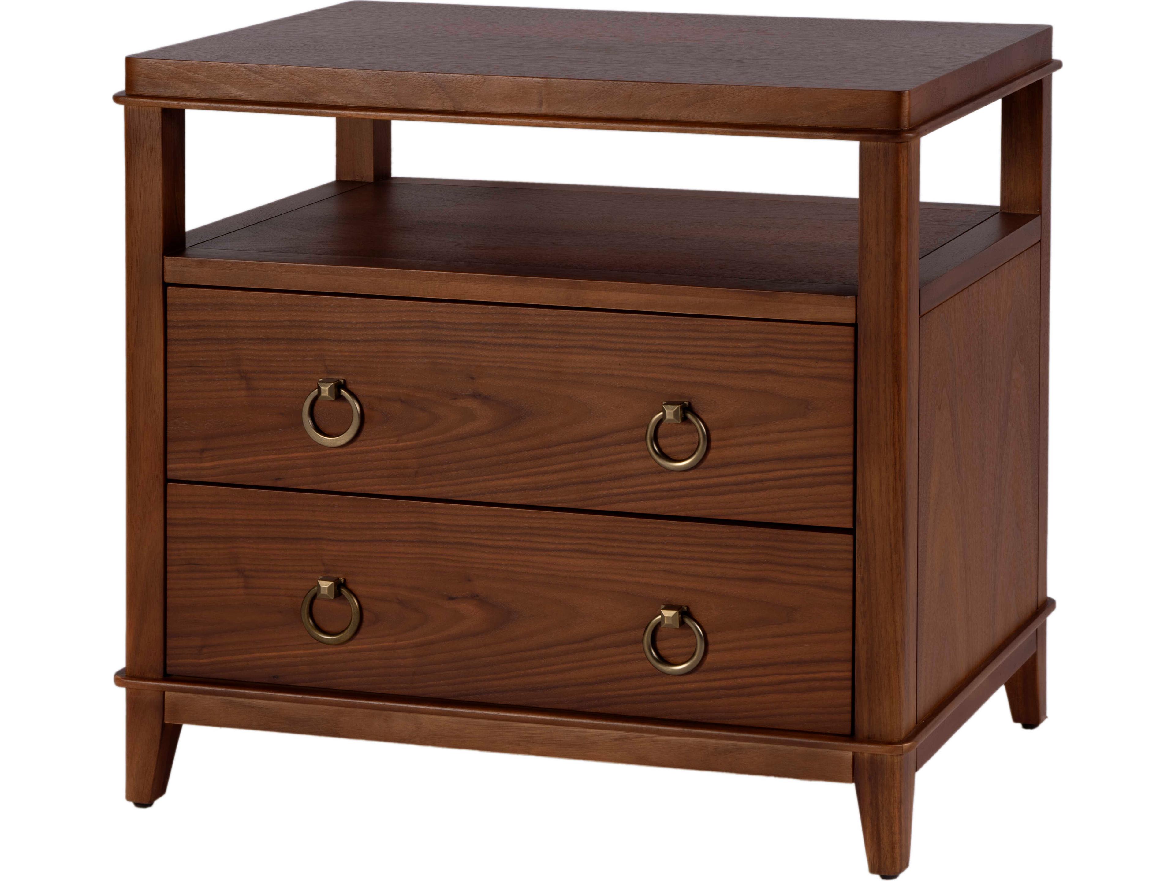 Butler Highbury 2-Drawers Pine Wood Nightstand