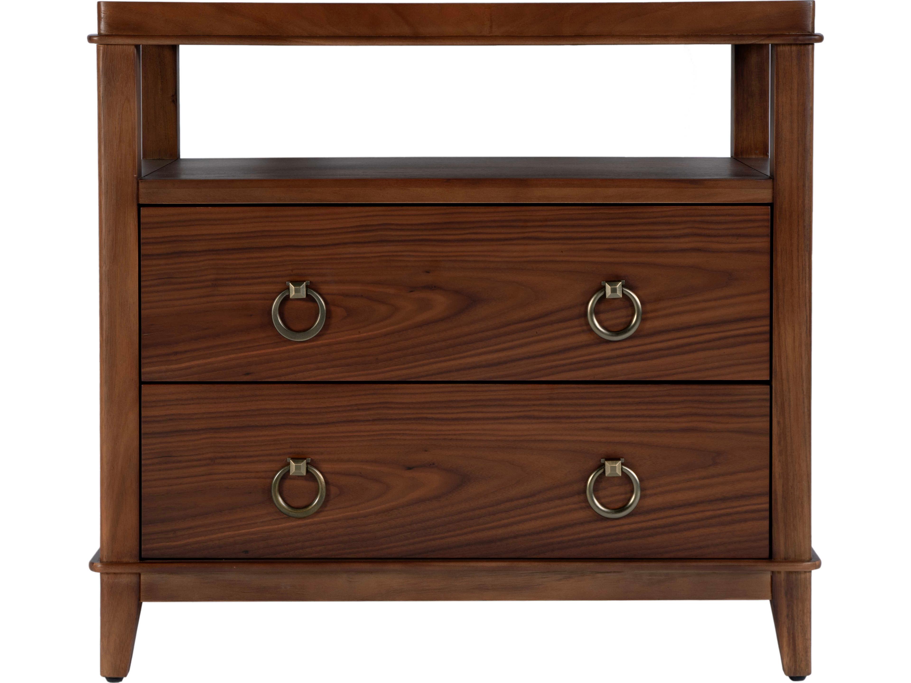 Butler Highbury 2-Drawers Pine Wood Nightstand