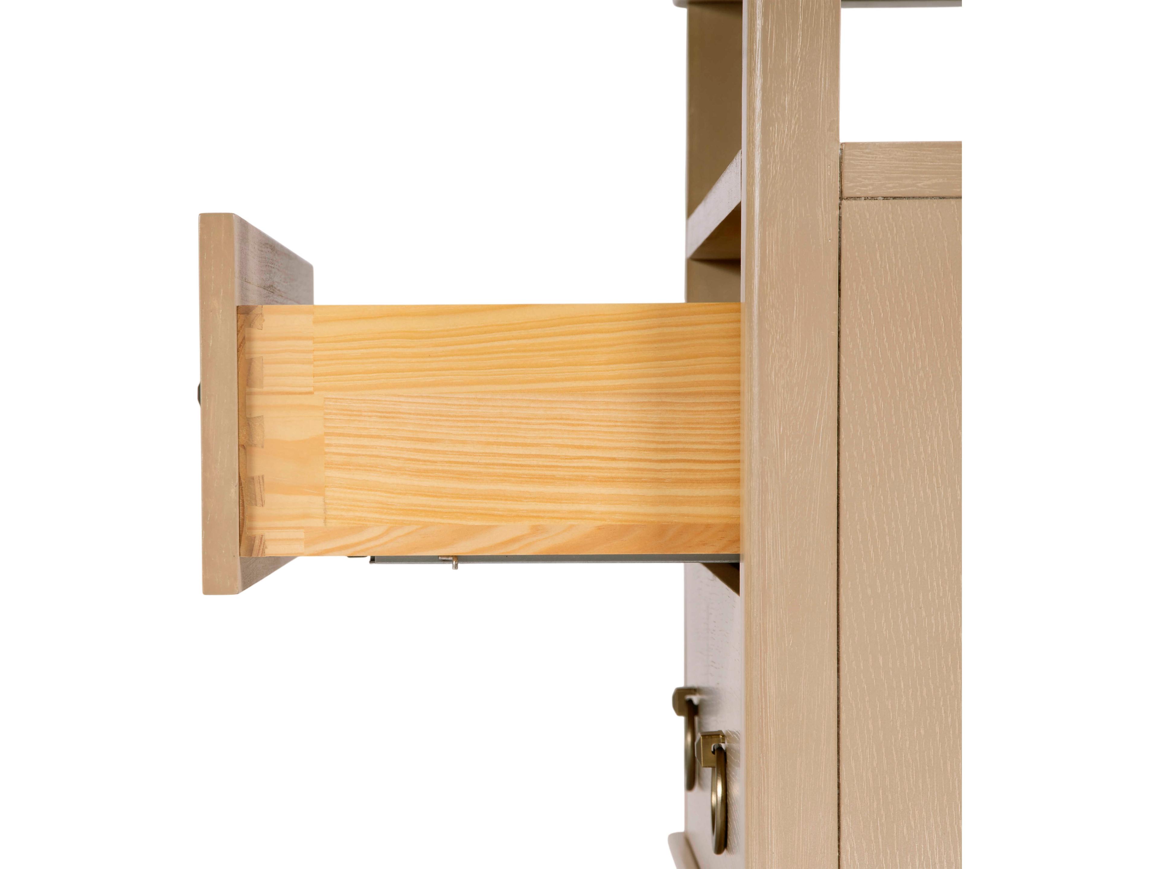 Butler Highbury 2-Drawers Acacia Wood Nightstand