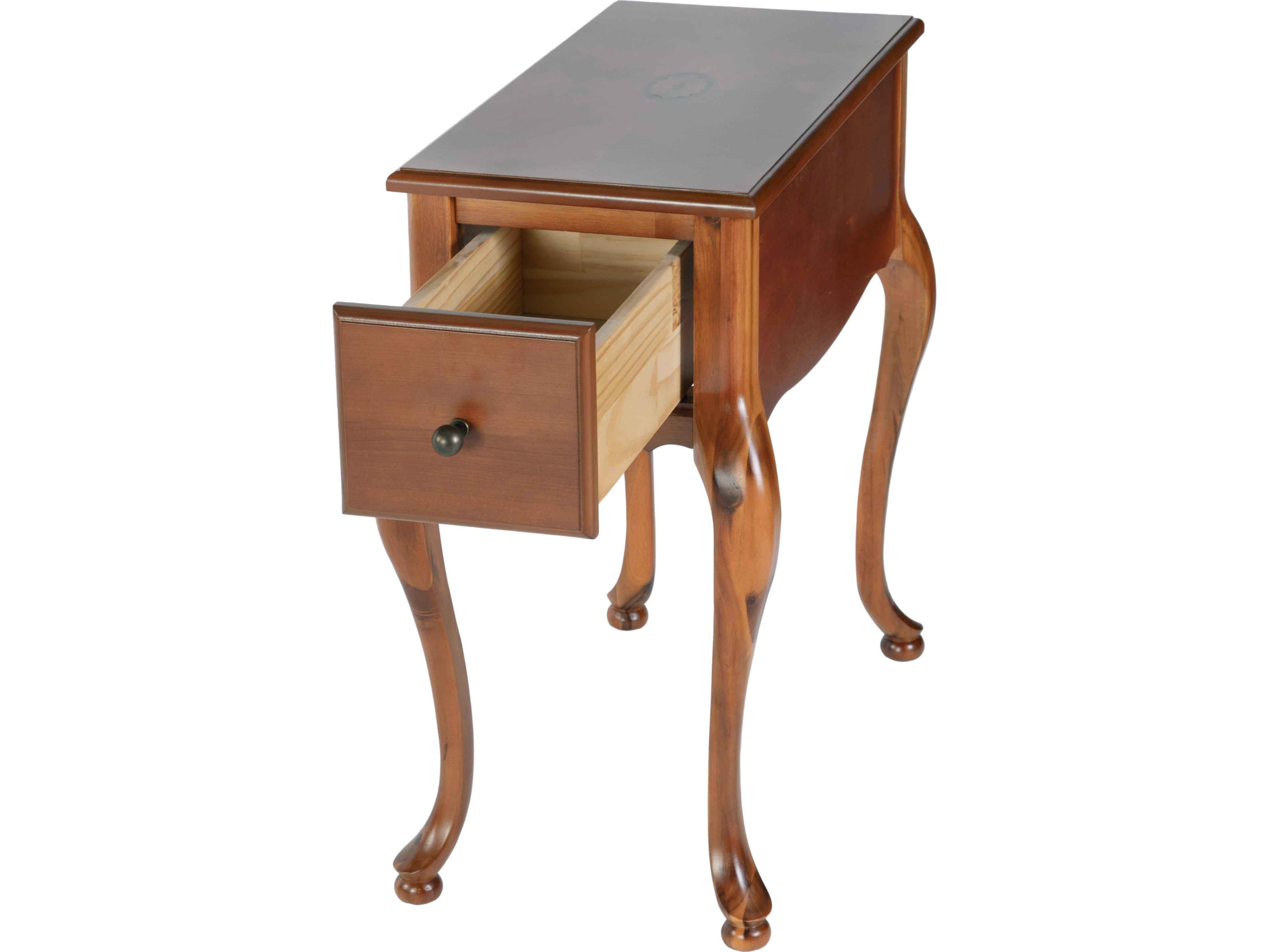 Butler Andre Rectangular Wood Brown End Table