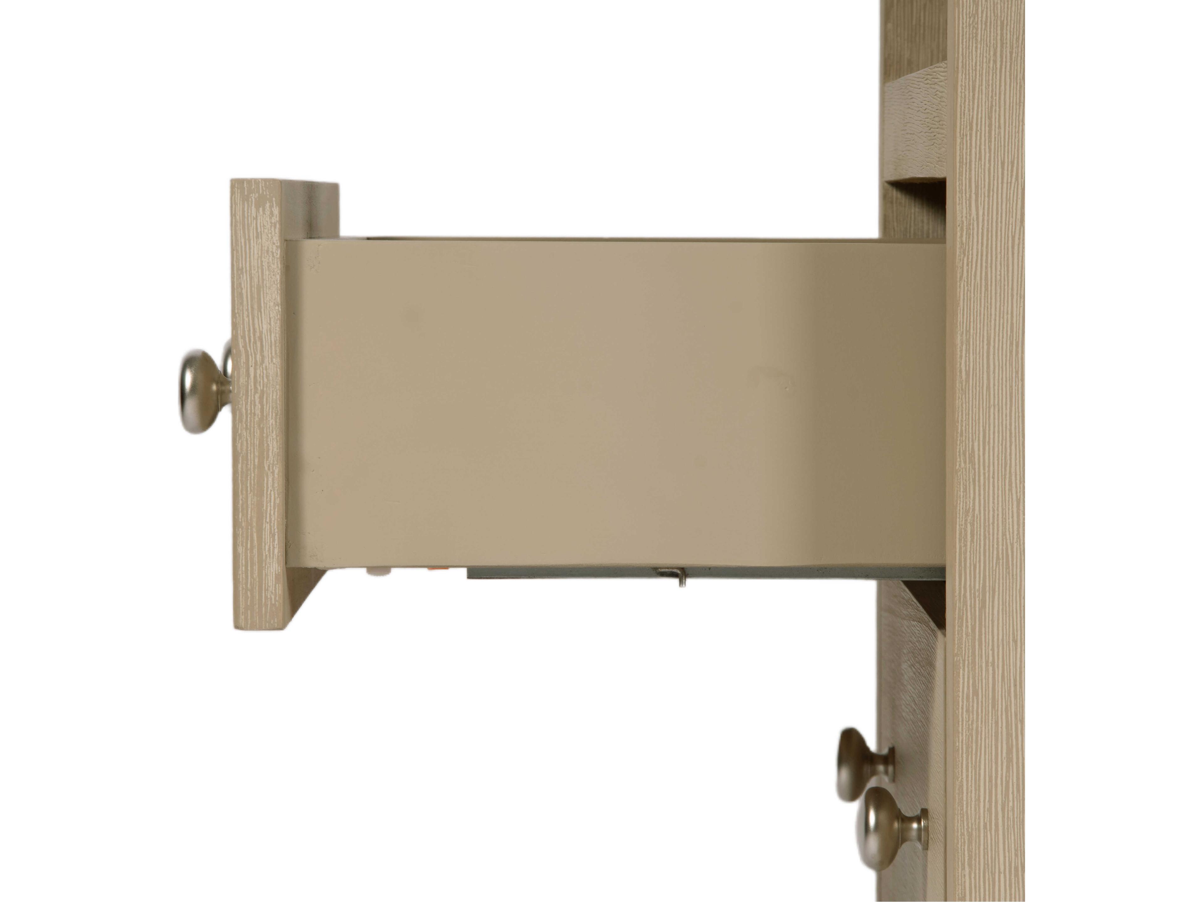 Butler Dana 2-Drawers Beige Acacia Wood Nightstand