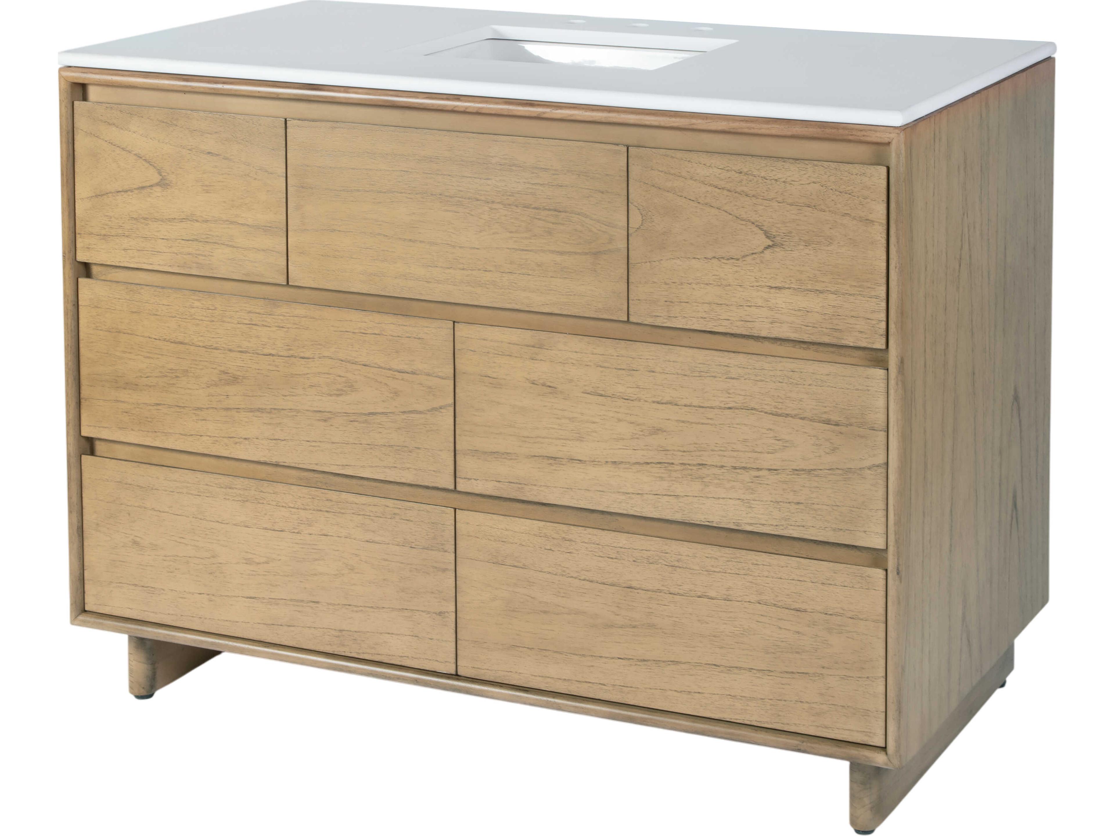Halmstad Light Brown Vanity