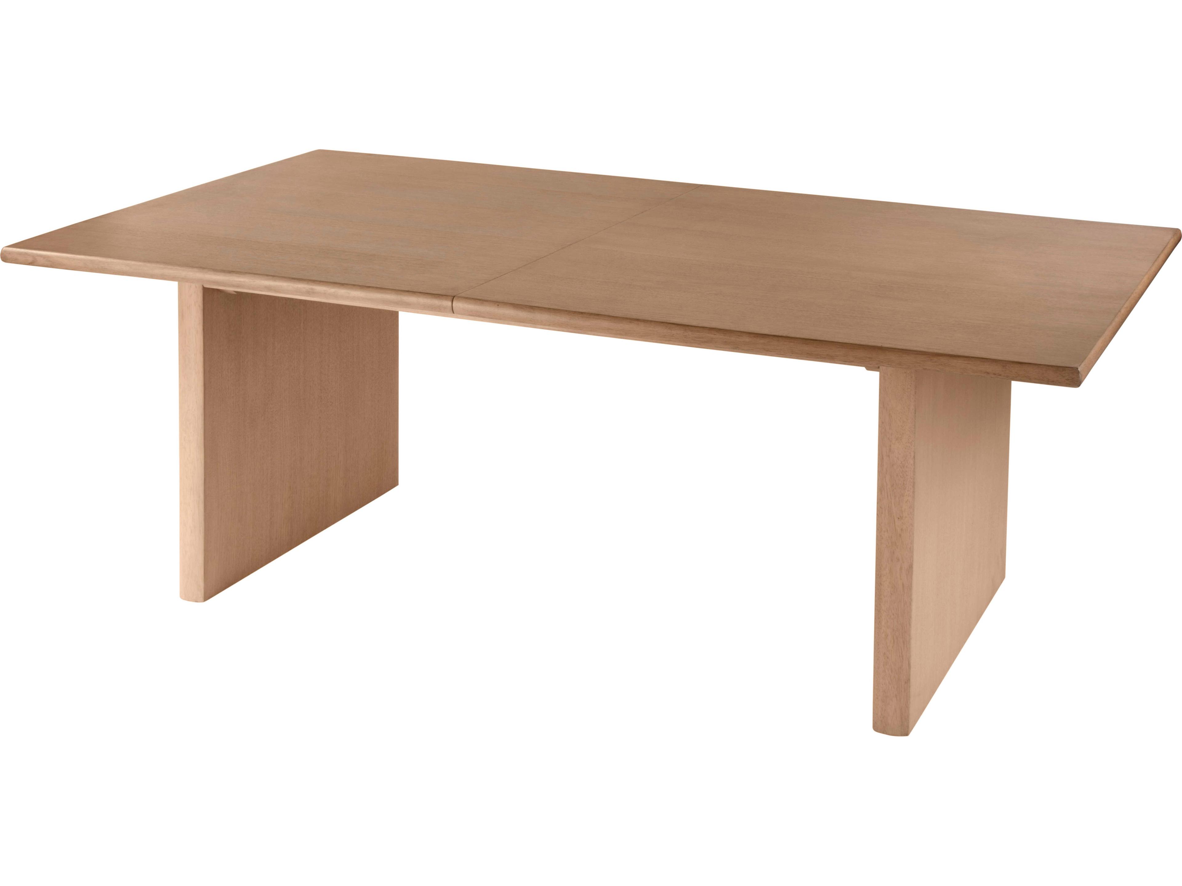 Amber Rectangular Light Driftwood Dining Table