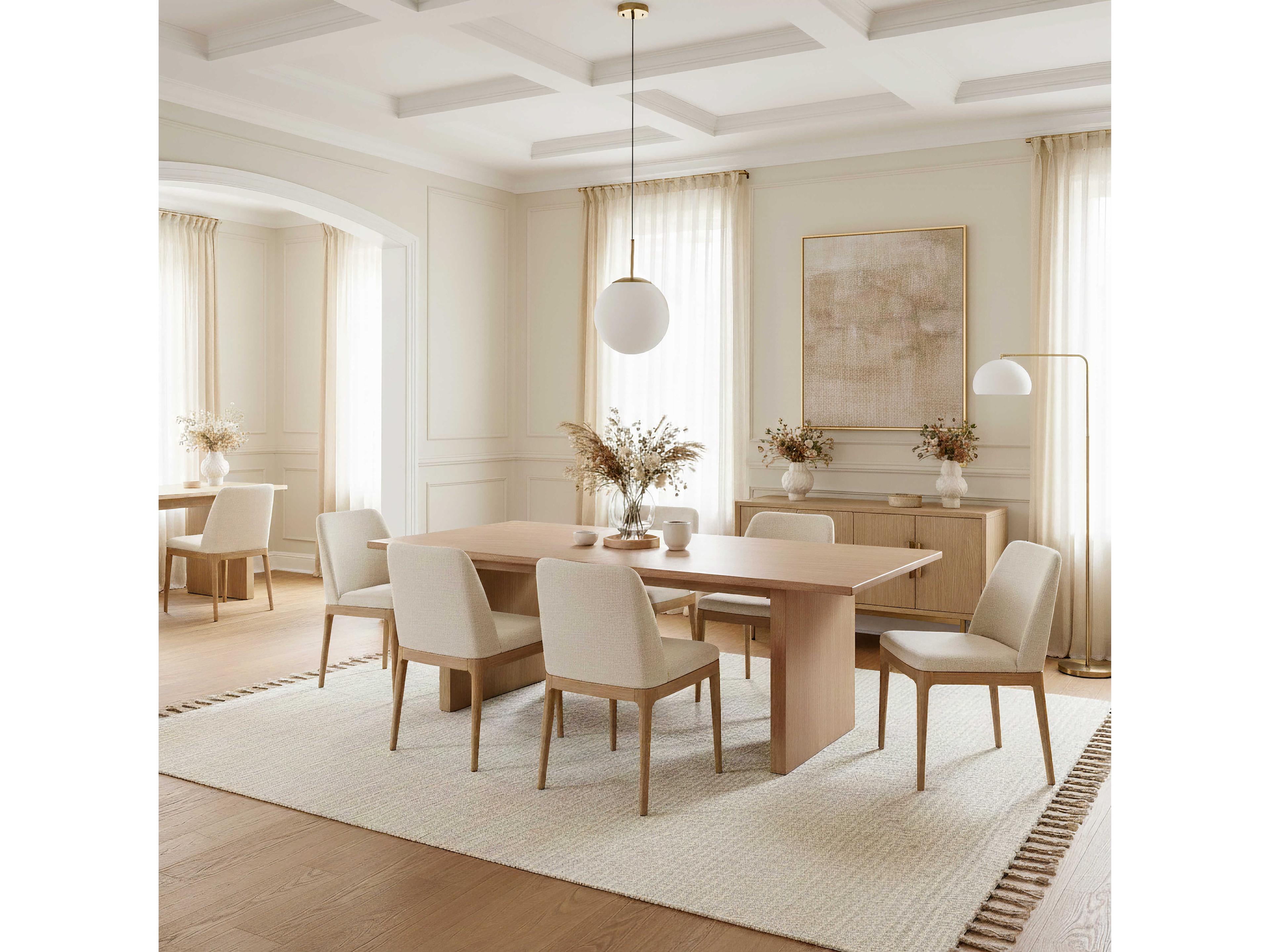 Butler Amber Rectangular Light Driftwood Dining Table