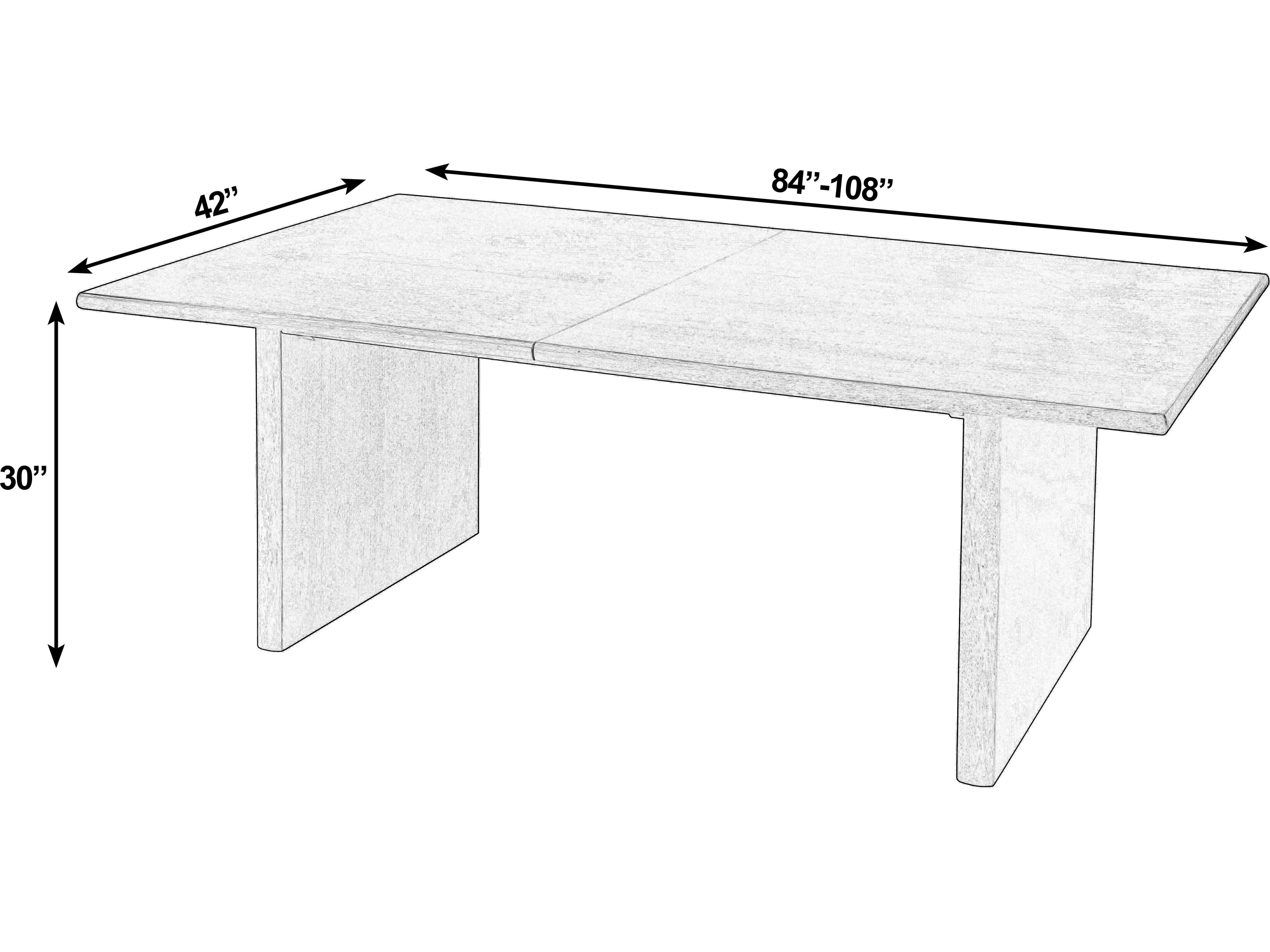 Butler Amber Rectangular Light Driftwood Dining Table