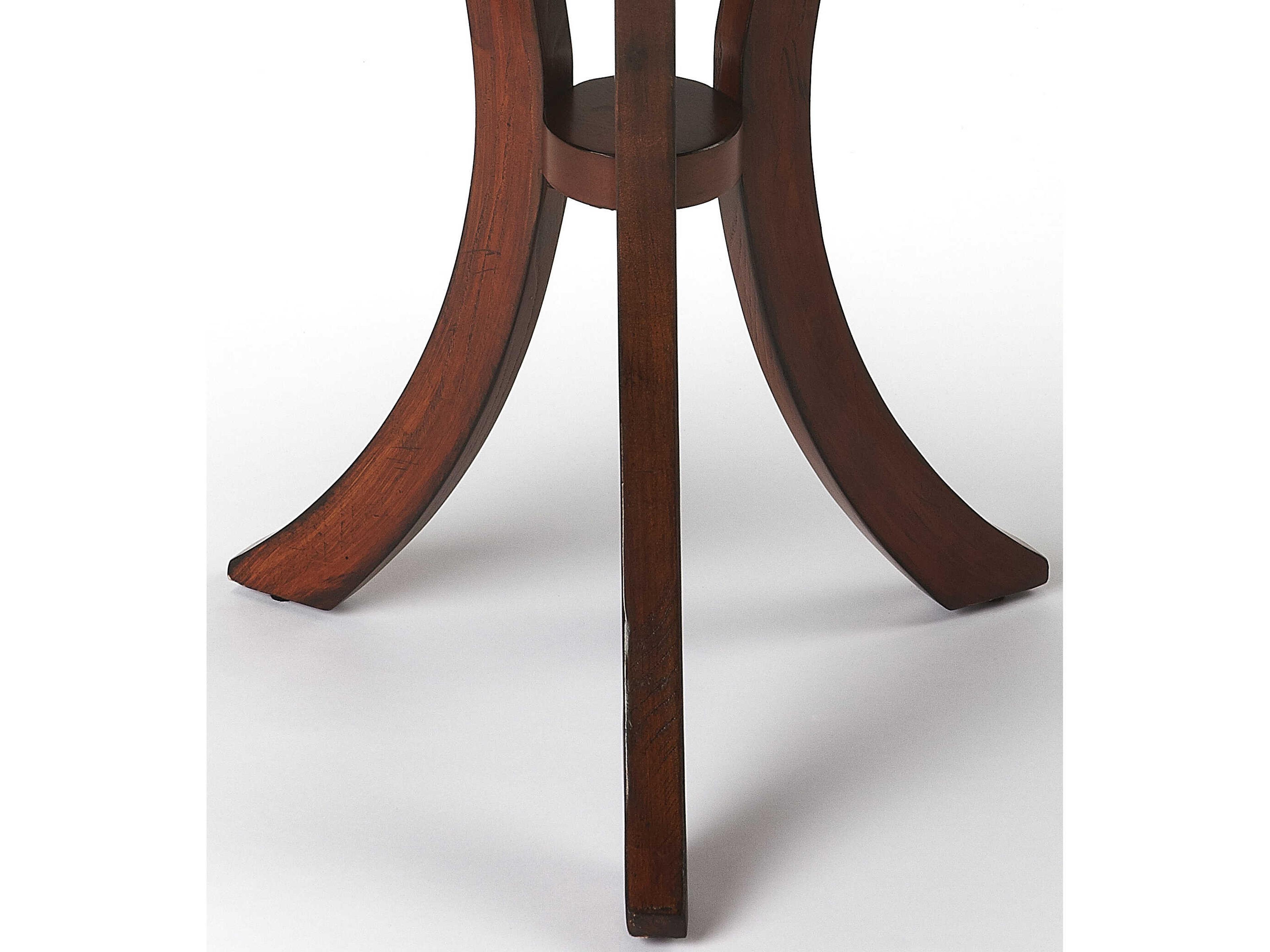 Butler Gerard Round Wood Brown End Table