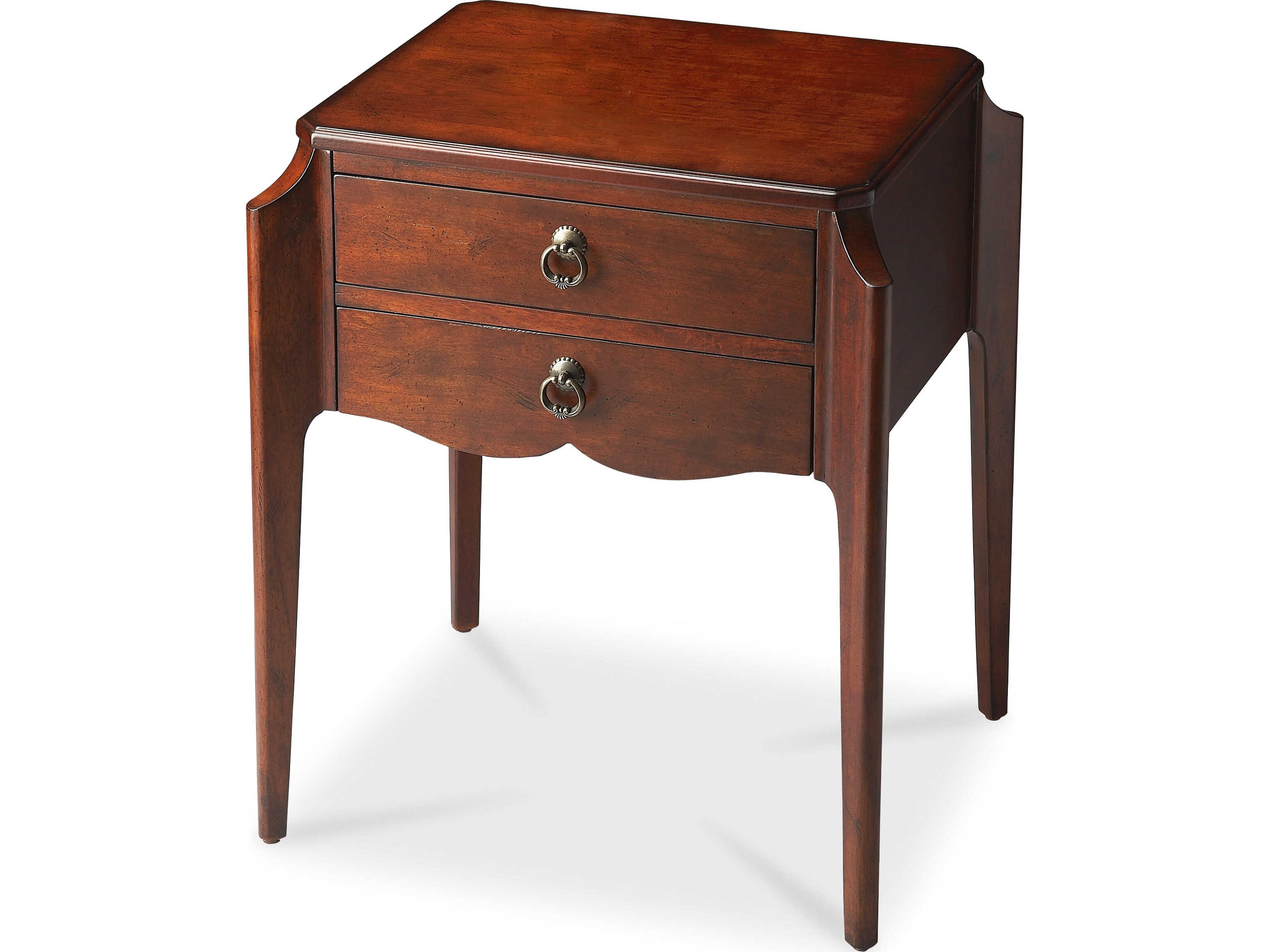 Wilshire Rectangular Wood Dark Brown End Table